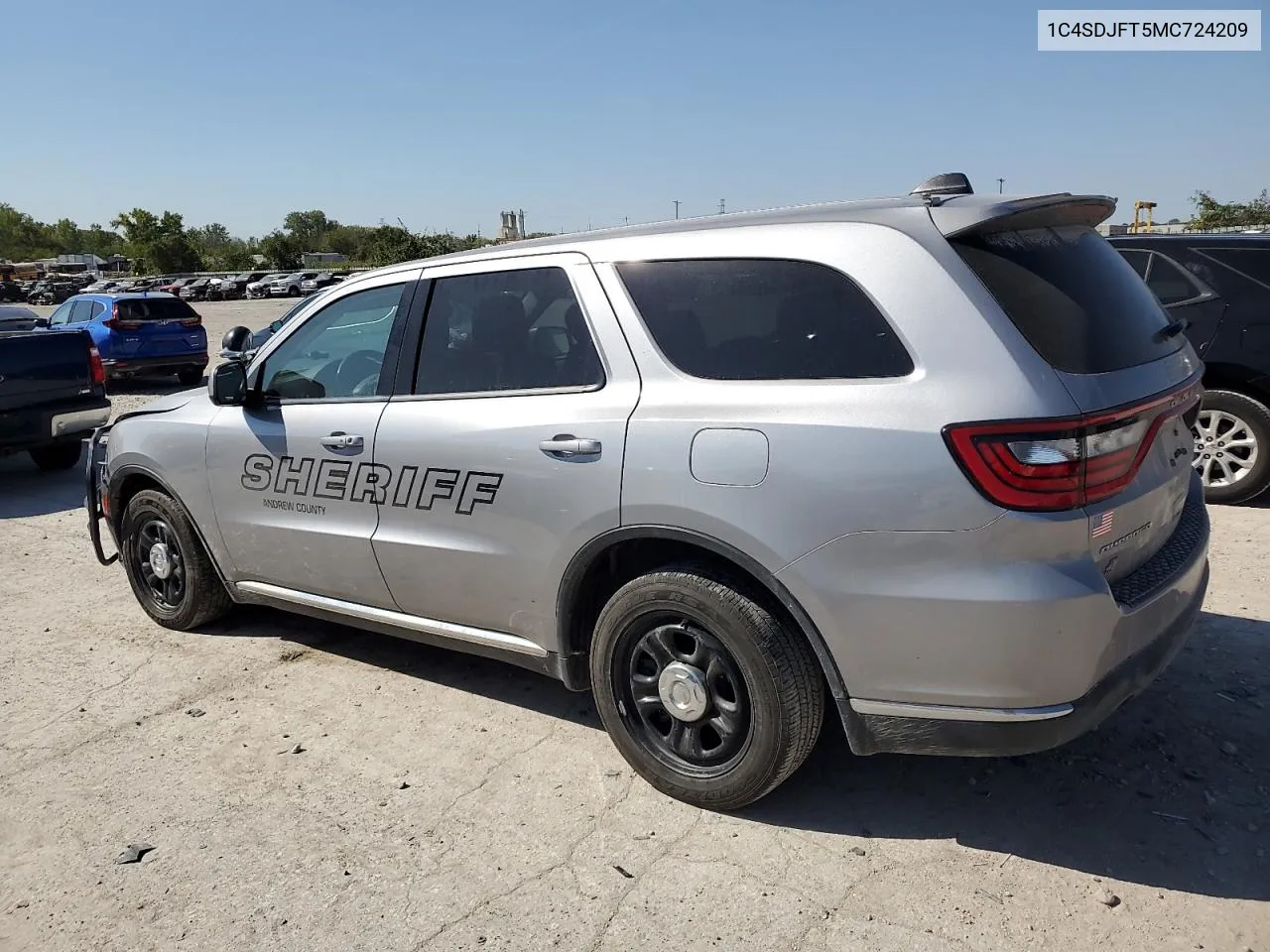 2021 Dodge Durango Pursuit VIN: 1C4SDJFT5MC724209 Lot: 73966874