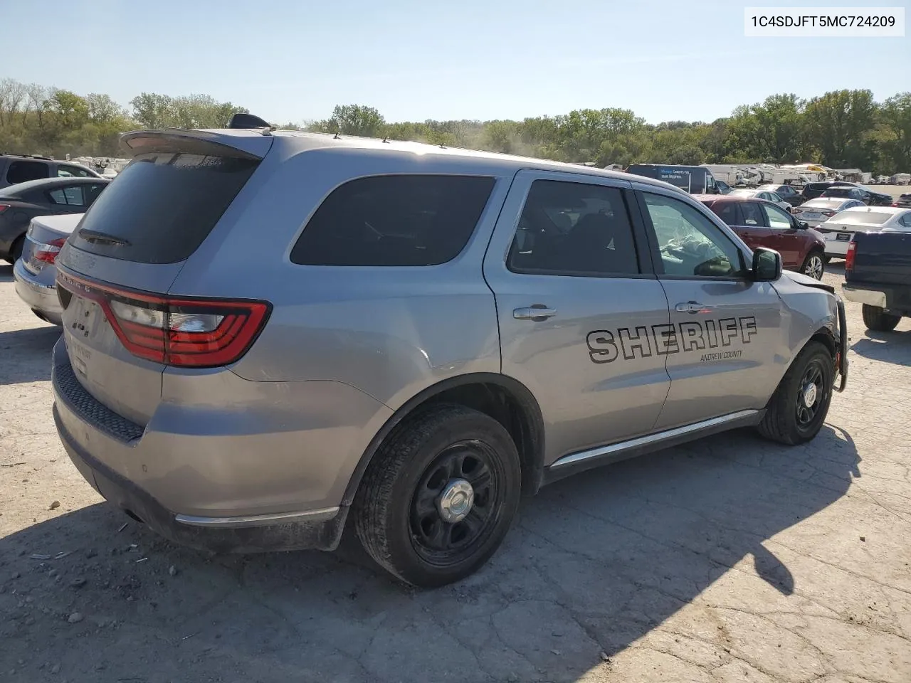 2021 Dodge Durango Pursuit VIN: 1C4SDJFT5MC724209 Lot: 73966874