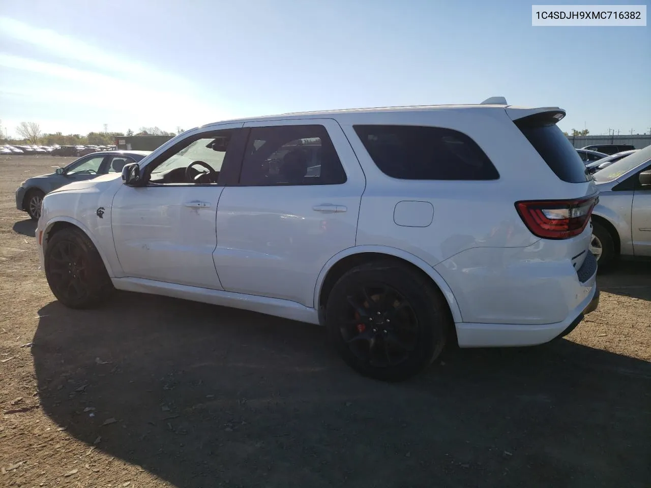 2021 Dodge Durango Srt Hellcat VIN: 1C4SDJH9XMC716382 Lot: 74516944