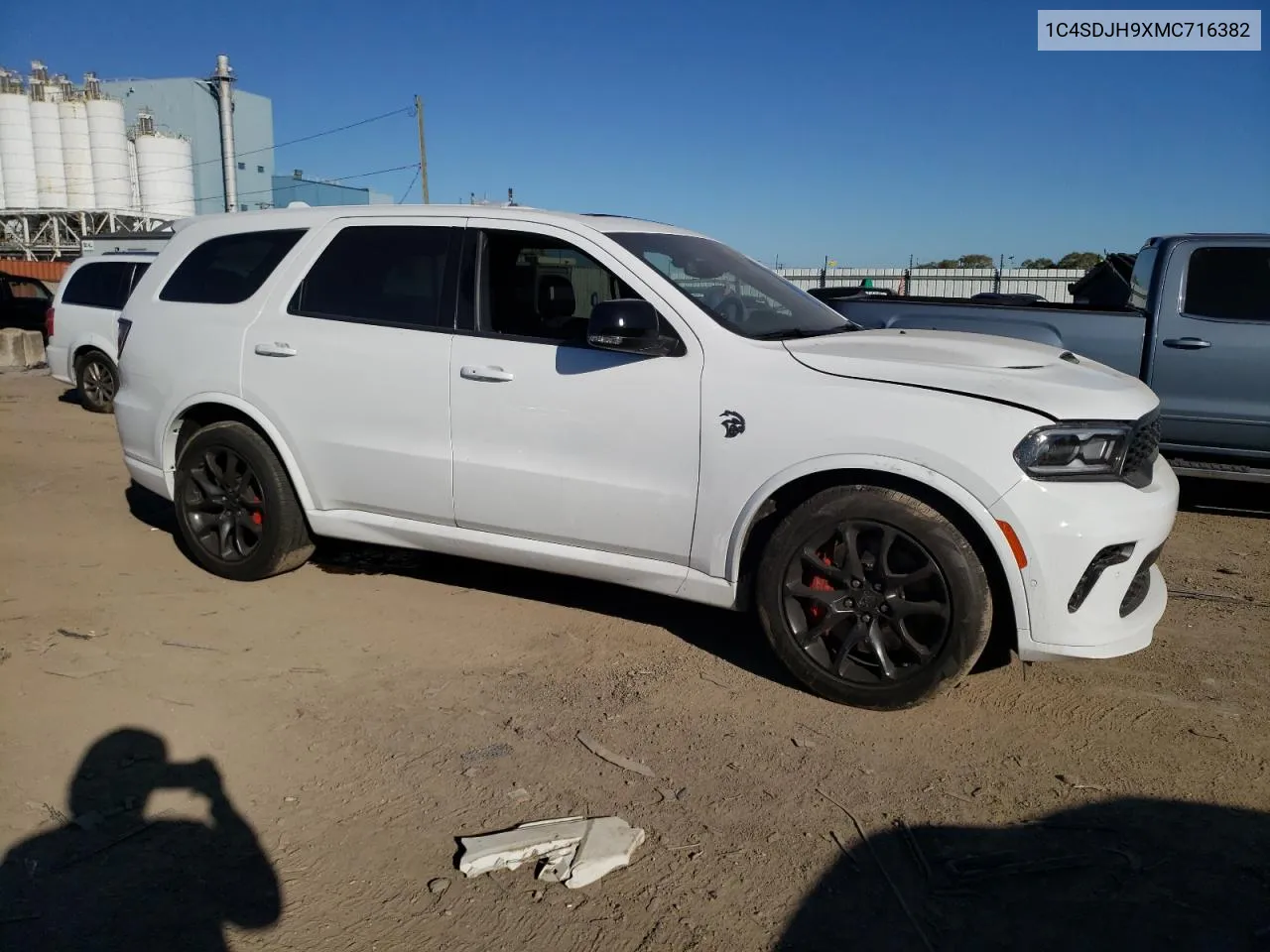 2021 Dodge Durango Srt Hellcat VIN: 1C4SDJH9XMC716382 Lot: 74516944