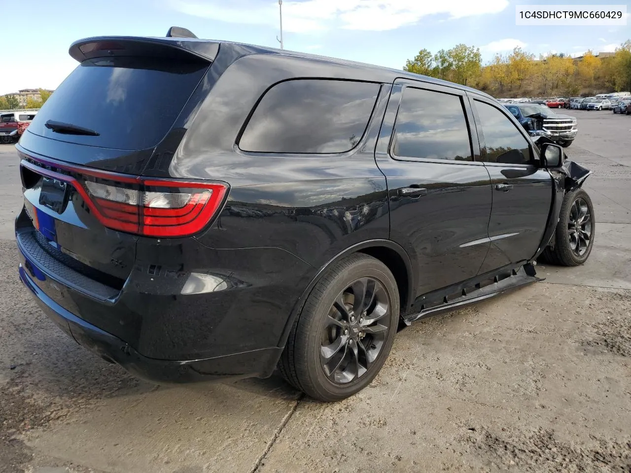 2021 Dodge Durango R/T VIN: 1C4SDHCT9MC660429 Lot: 74763264