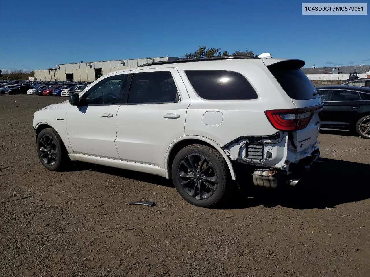 2021 Dodge Durango R/T VIN: 1C4SDJCT7MC579081 Lot: 74764624