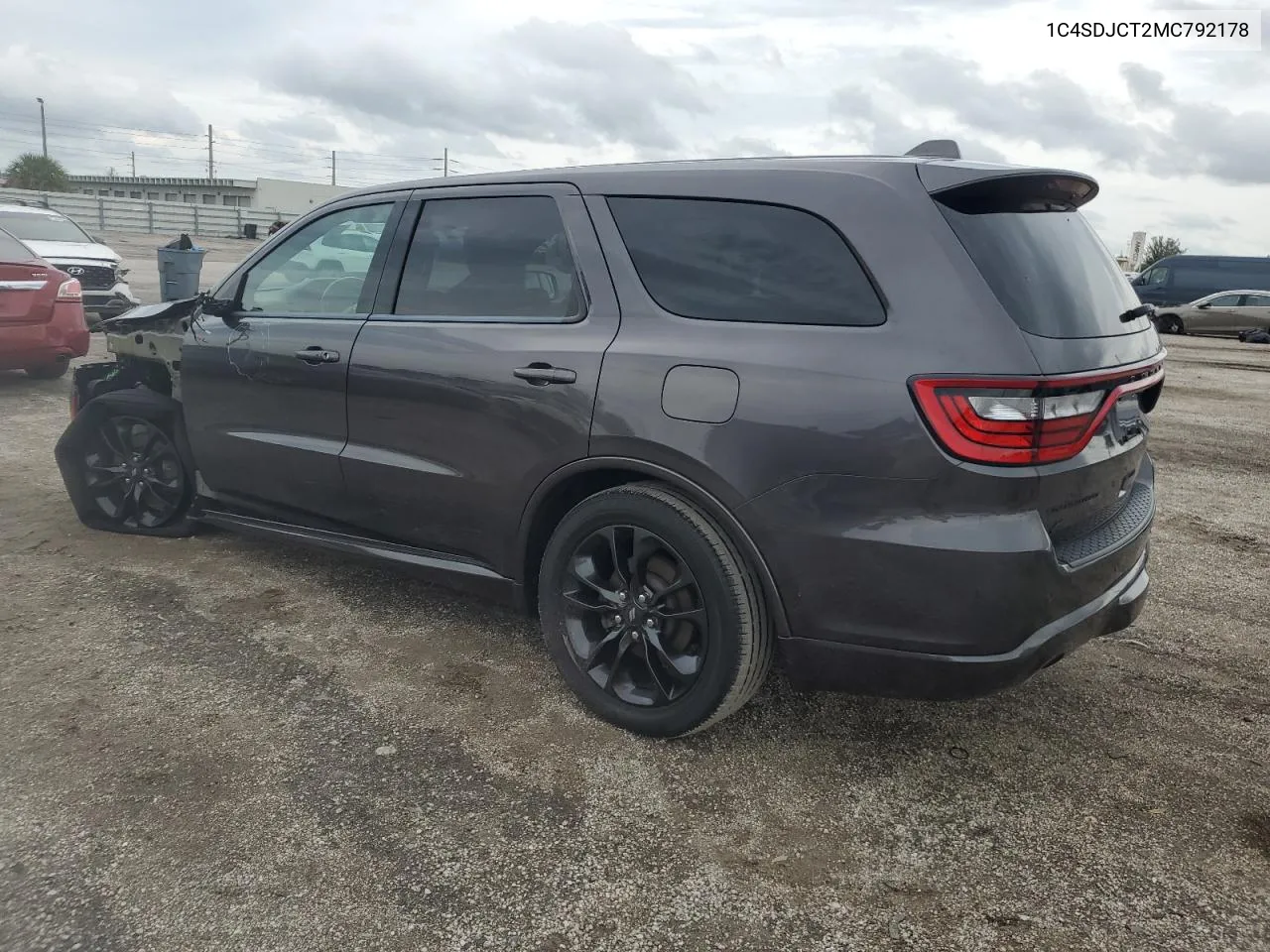 2021 Dodge Durango R/T VIN: 1C4SDJCT2MC792178 Lot: 74878144