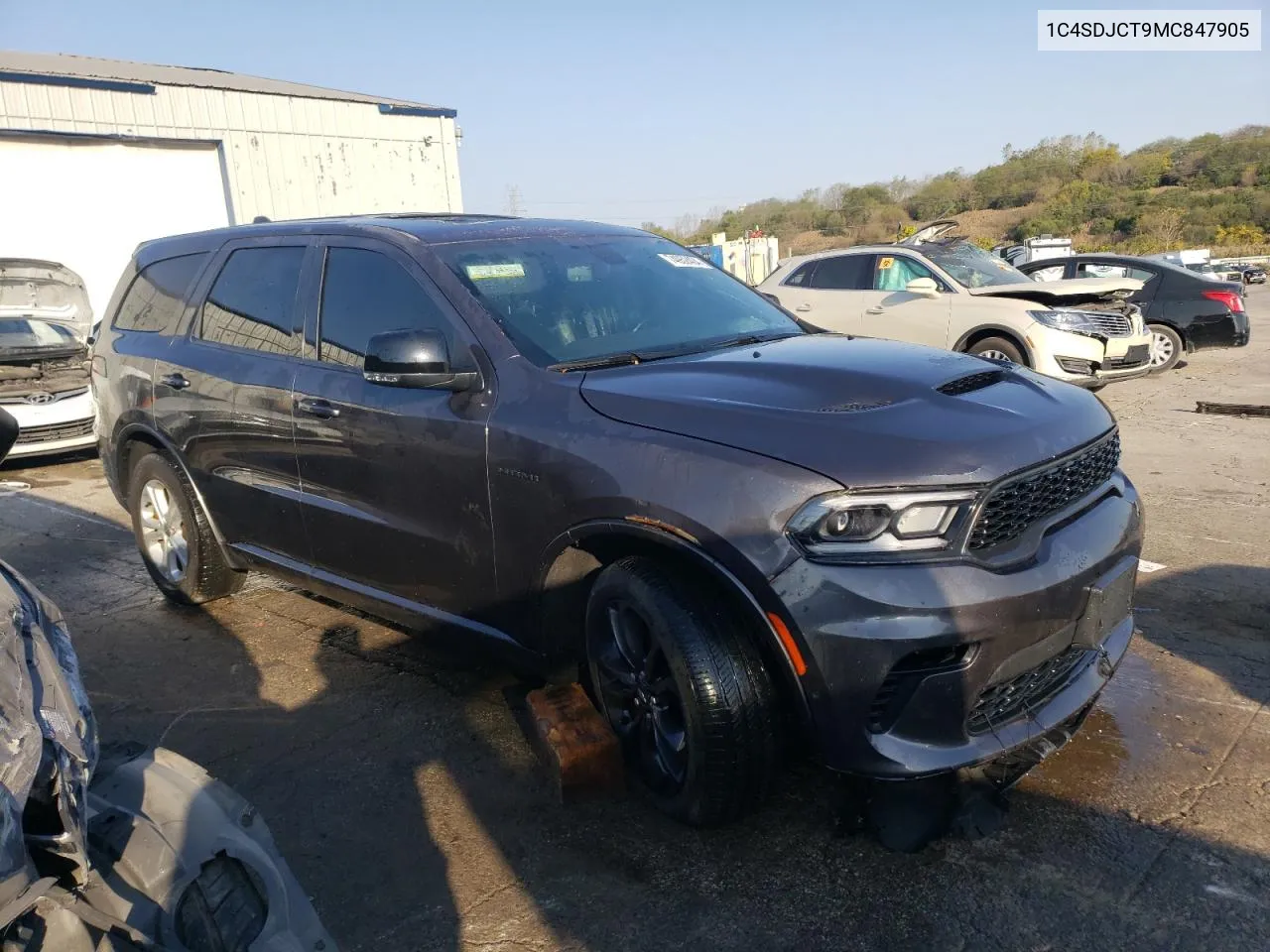 2021 Dodge Durango R/T VIN: 1C4SDJCT9MC847905 Lot: 74952404