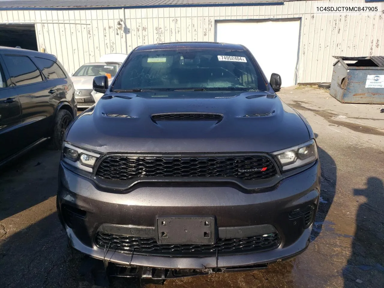 2021 Dodge Durango R/T VIN: 1C4SDJCT9MC847905 Lot: 74952404