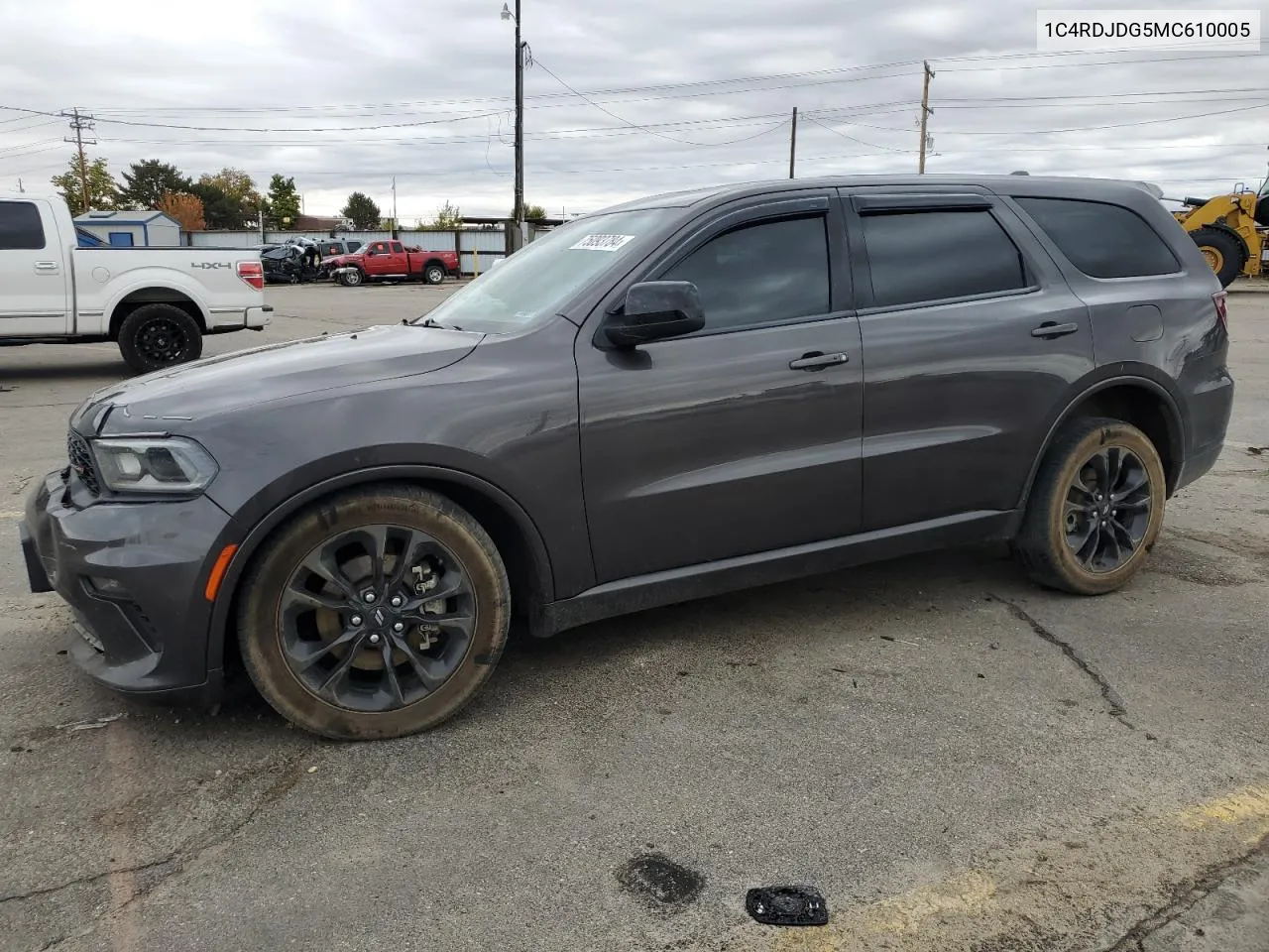 2021 Dodge Durango Gt VIN: 1C4RDJDG5MC610005 Lot: 75093784