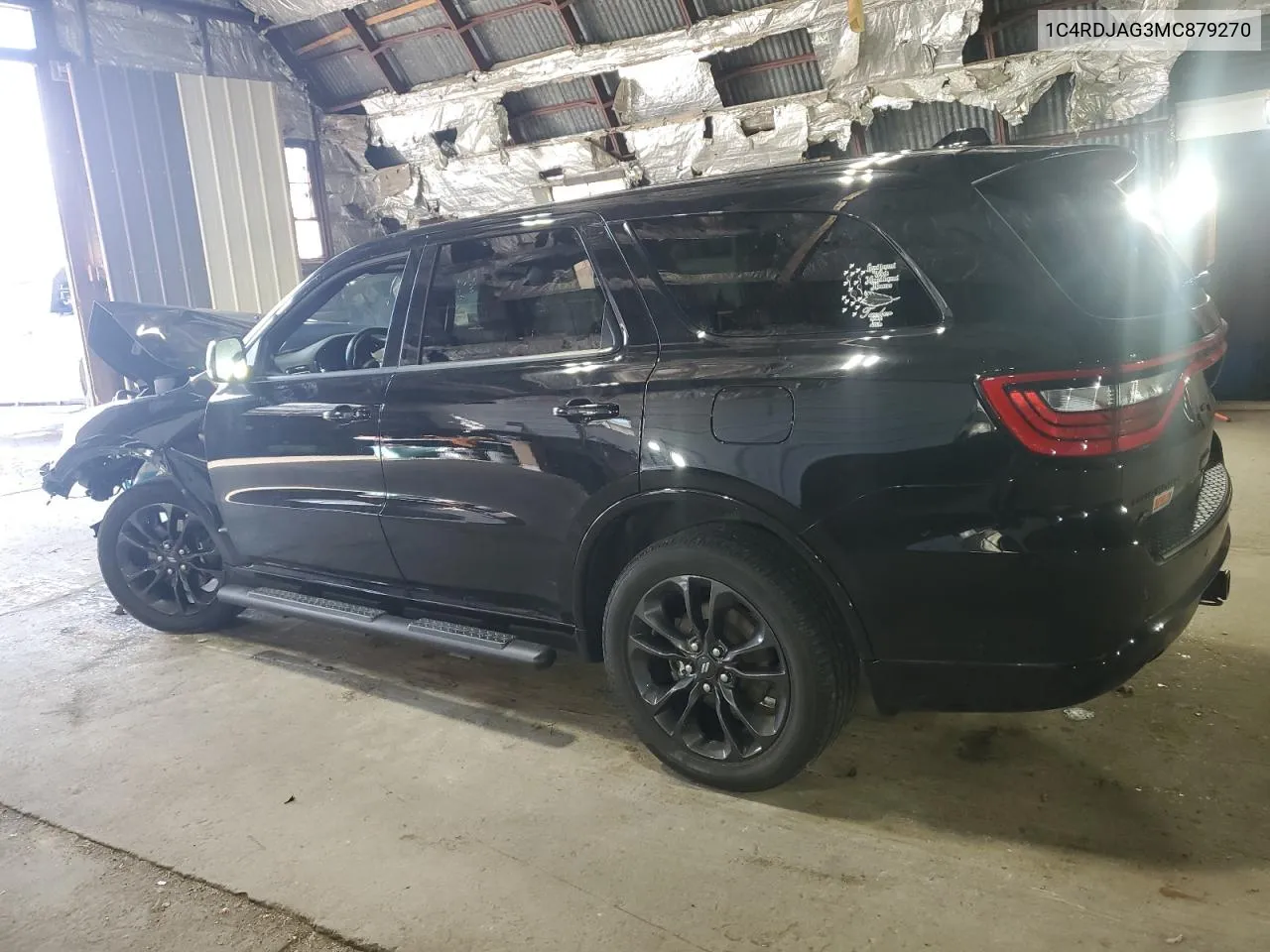 2021 Dodge Durango Sxt VIN: 1C4RDJAG3MC879270 Lot: 75464524