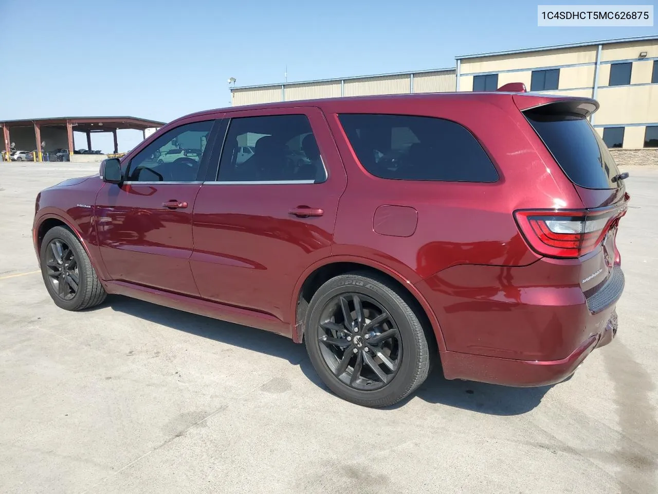 2021 Dodge Durango R/T VIN: 1C4SDHCT5MC626875 Lot: 75697474