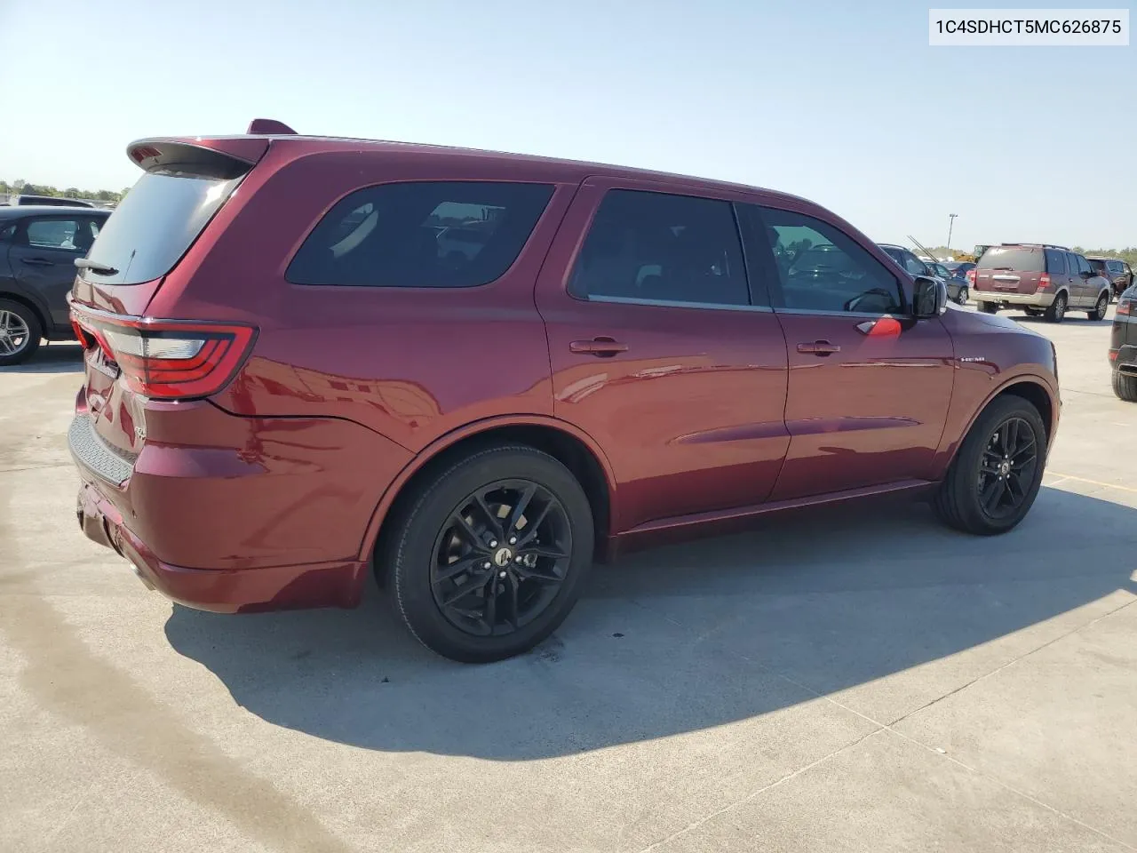 2021 Dodge Durango R/T VIN: 1C4SDHCT5MC626875 Lot: 75697474