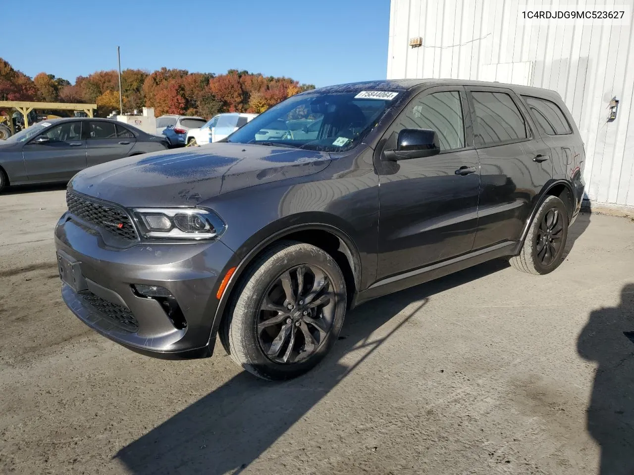 2021 Dodge Durango Gt VIN: 1C4RDJDG9MC523627 Lot: 75844064