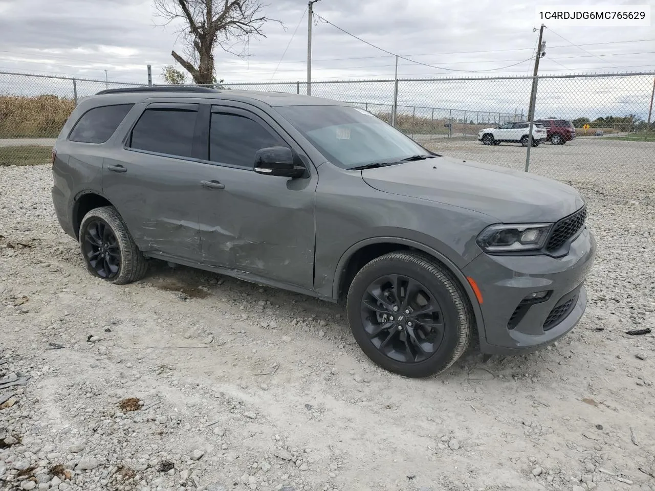 2021 Dodge Durango Gt VIN: 1C4RDJDG6MC765629 Lot: 75989364