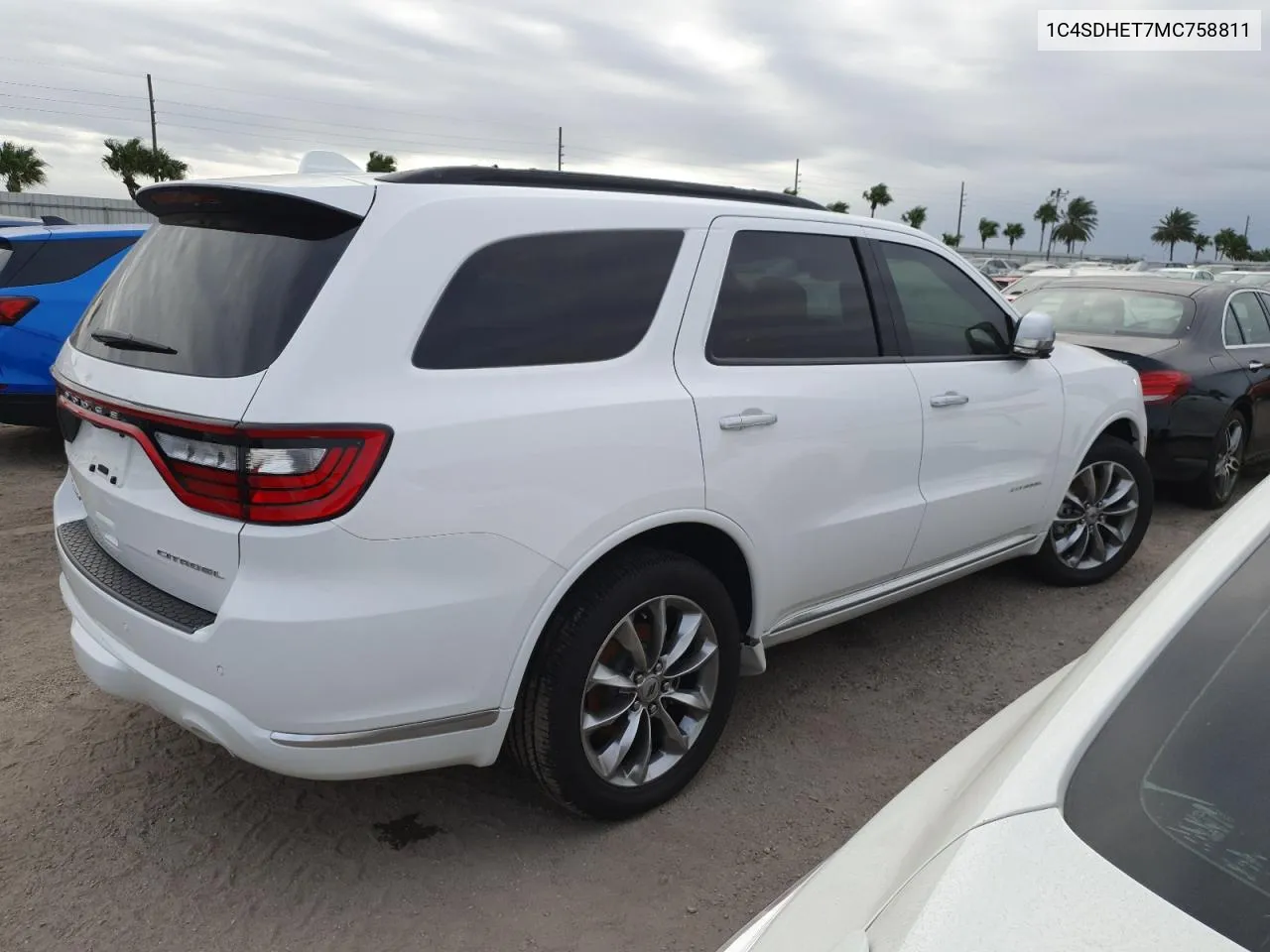 2021 Dodge Durango Citadel VIN: 1C4SDHET7MC758811 Lot: 76376064