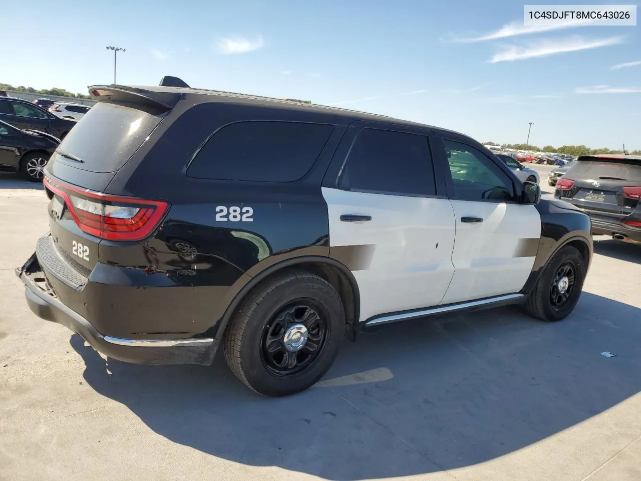 2021 Dodge Durango Pursuit VIN: 1C4SDJFT8MC643026 Lot: 76515934