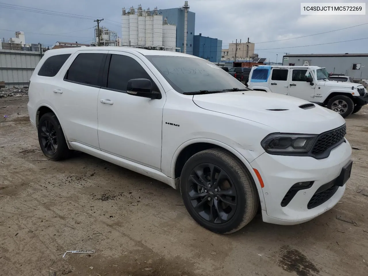 2021 Dodge Durango R/T VIN: 1C4SDJCT1MC572269 Lot: 77071044