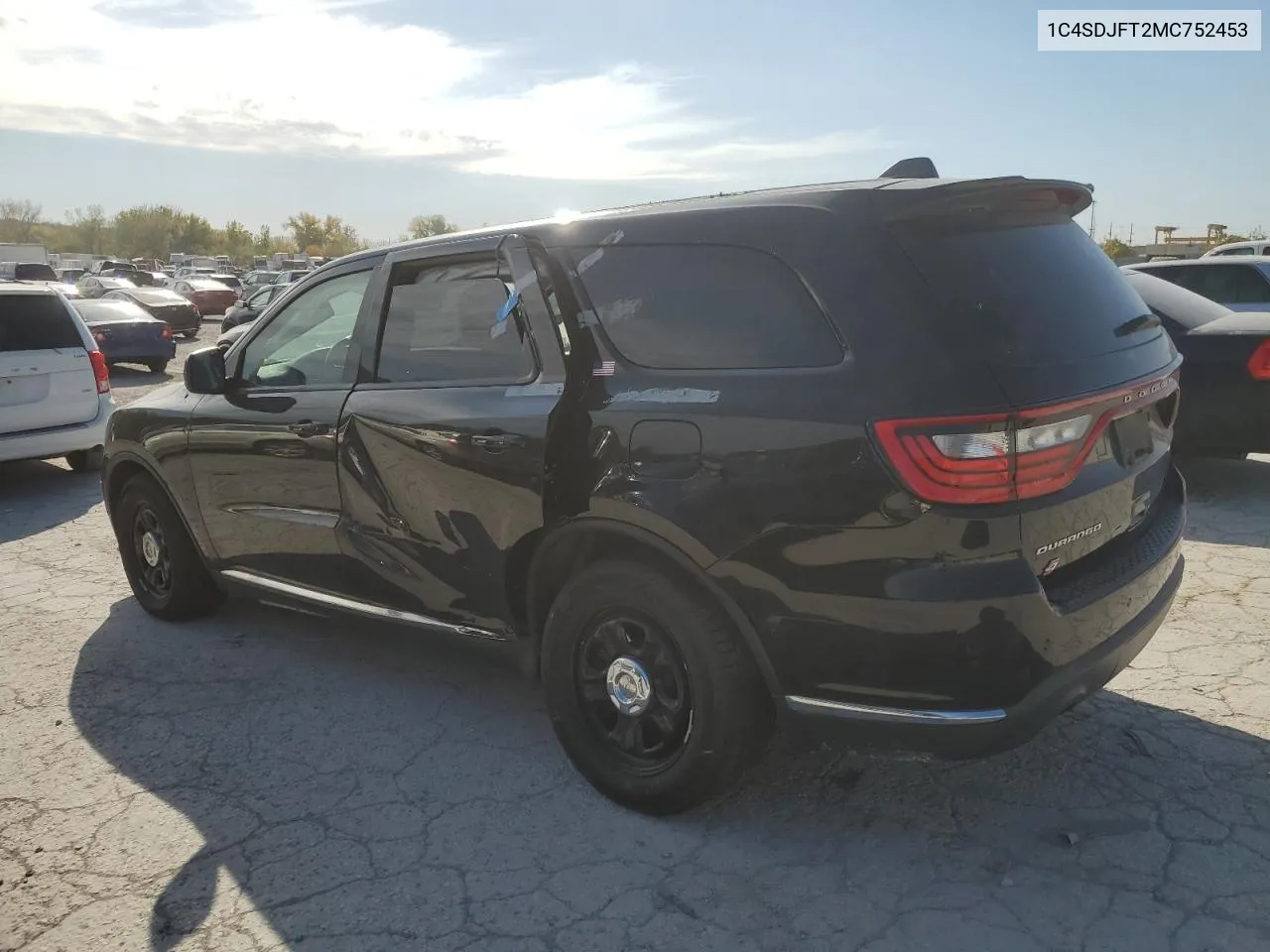 2021 Dodge Durango Pursuit VIN: 1C4SDJFT2MC752453 Lot: 77503994