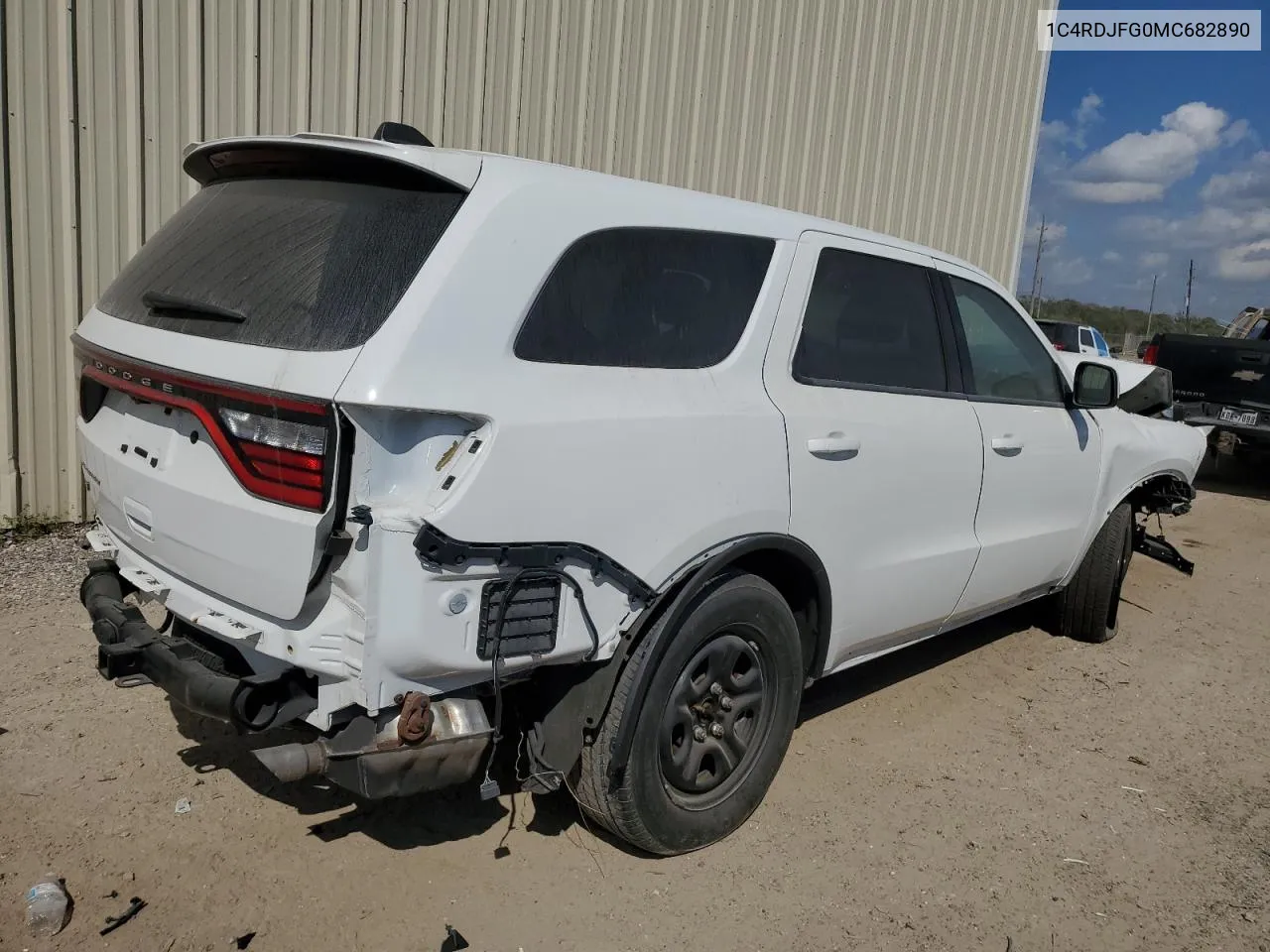 2021 Dodge Durango Pursuit VIN: 1C4RDJFG0MC682890 Lot: 78056554