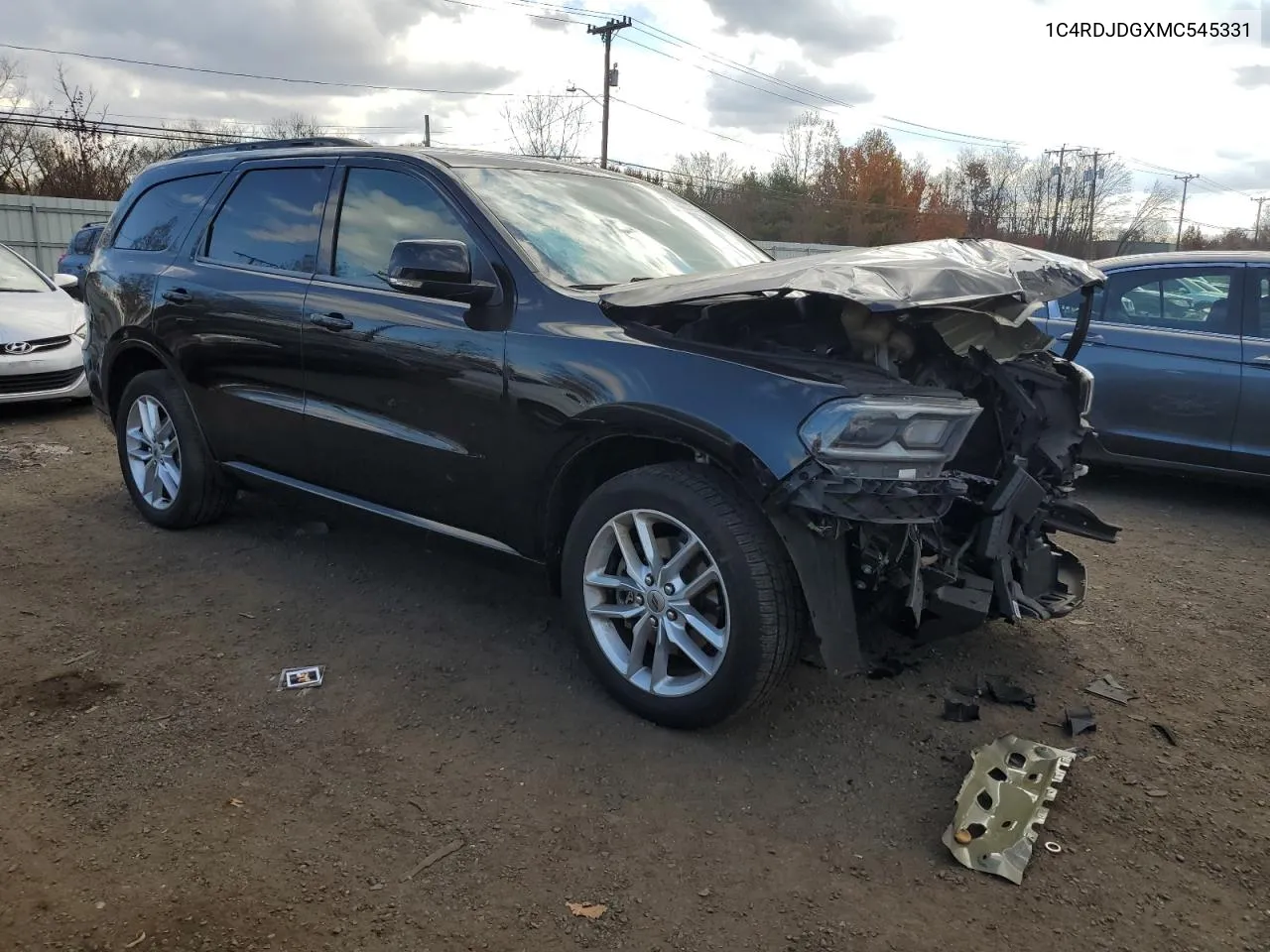 2021 Dodge Durango Gt VIN: 1C4RDJDGXMC545331 Lot: 79483474