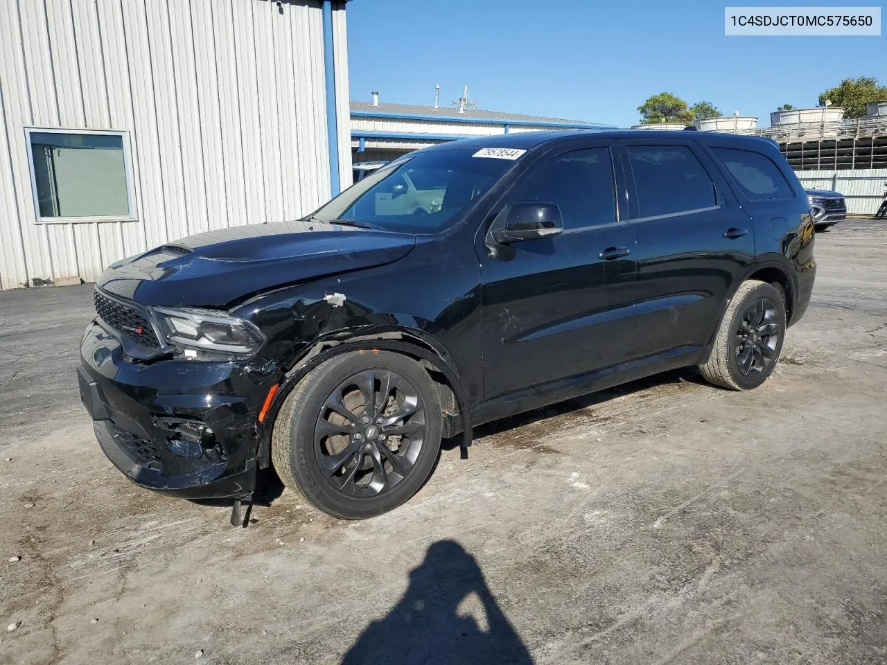 2021 Dodge Durango R/T VIN: 1C4SDJCT0MC575650 Lot: 79578544