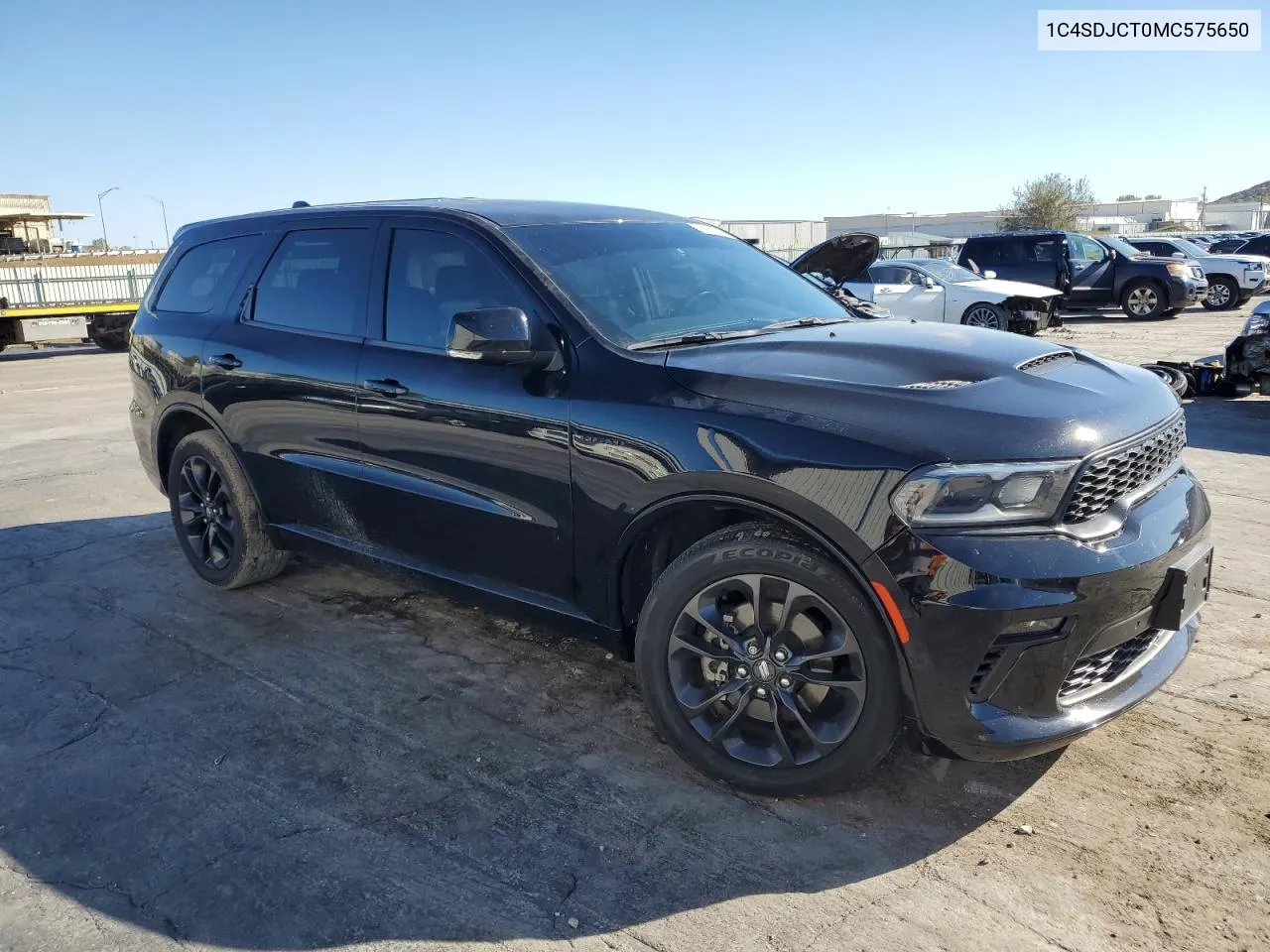 2021 Dodge Durango R/T VIN: 1C4SDJCT0MC575650 Lot: 79578544