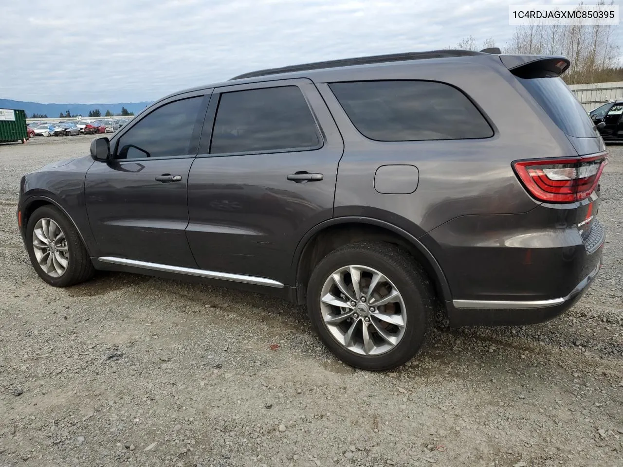 2021 Dodge Durango Sxt VIN: 1C4RDJAGXMC850395 Lot: 79843624