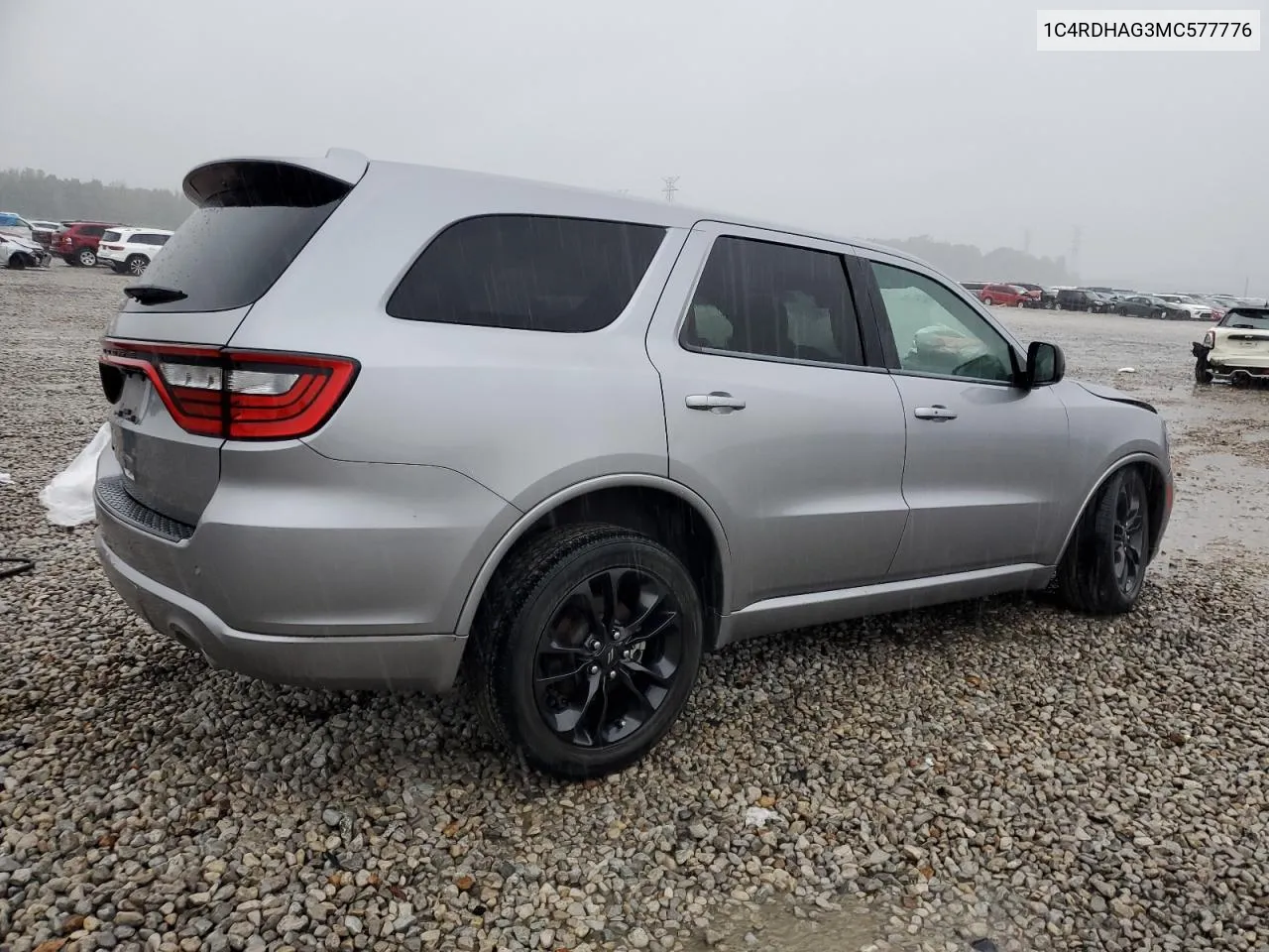 2021 Dodge Durango Sxt VIN: 1C4RDHAG3MC577776 Lot: 80293584