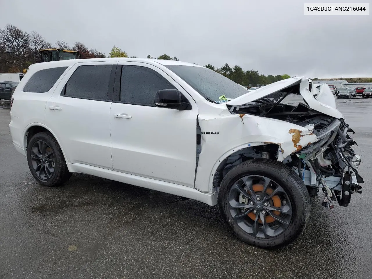 2022 Dodge Durango R/T VIN: 1C4SDJCT4NC216044 Lot: 50824464