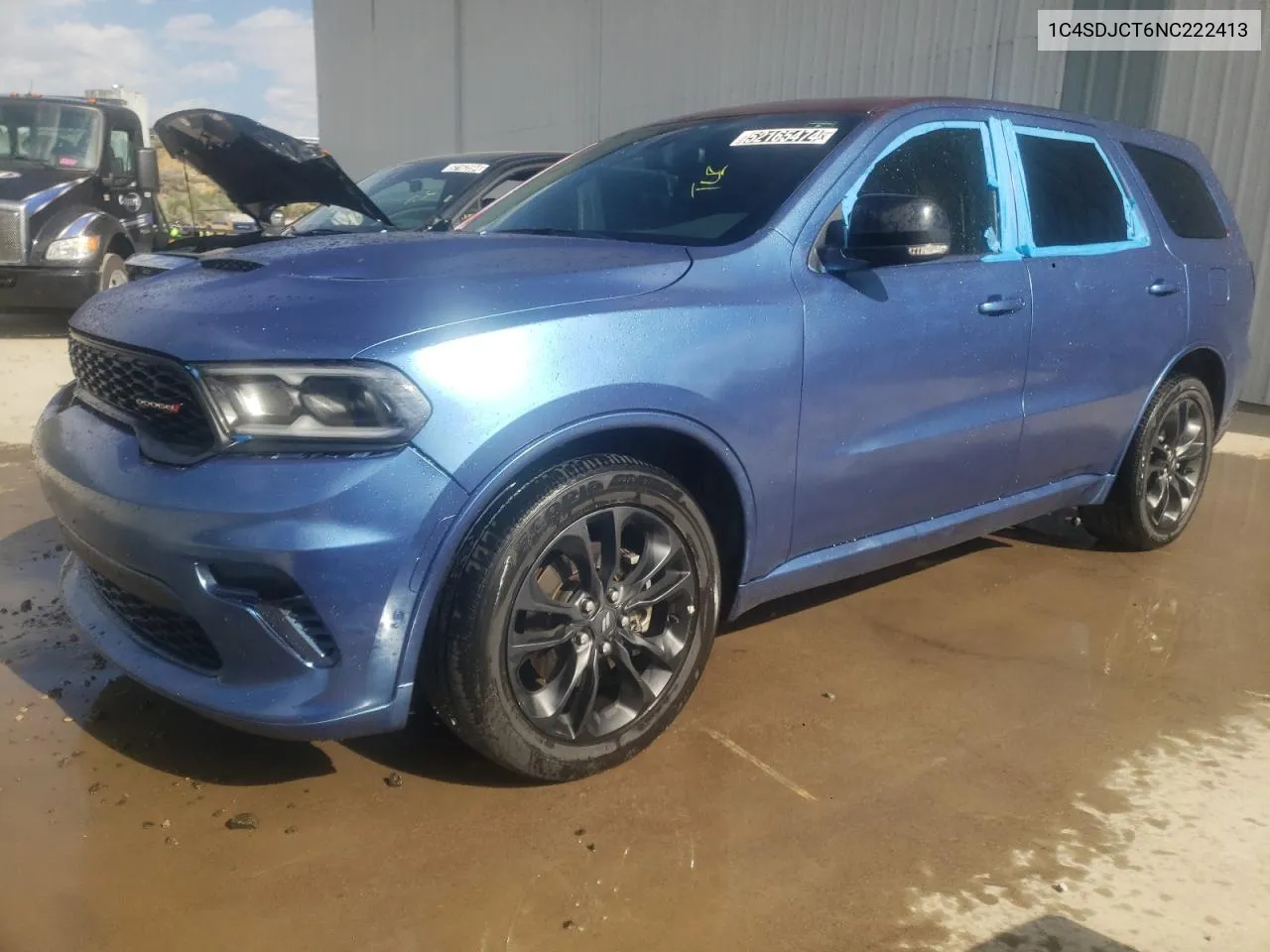 2022 Dodge Durango R/T VIN: 1C4SDJCT6NC222413 Lot: 52165474