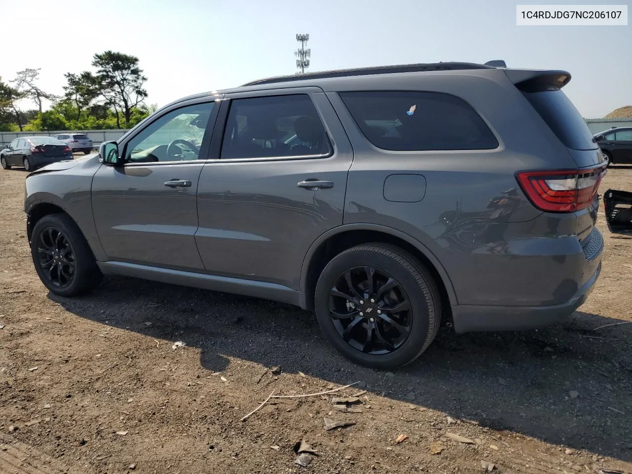 1C4RDJDG7NC206107 2022 Dodge Durango Gt