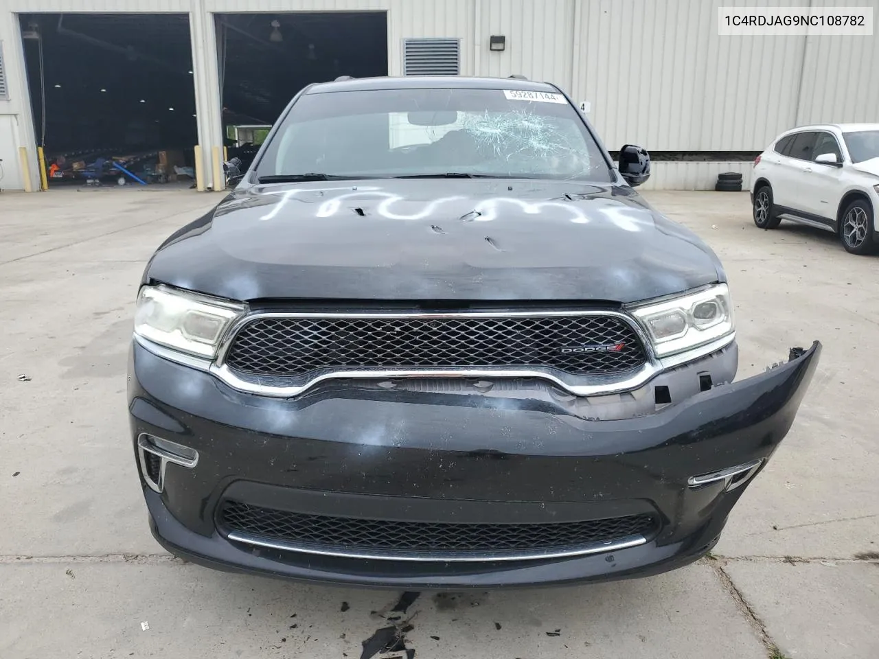 2022 Dodge Durango Sxt VIN: 1C4RDJAG9NC108782 Lot: 59287144