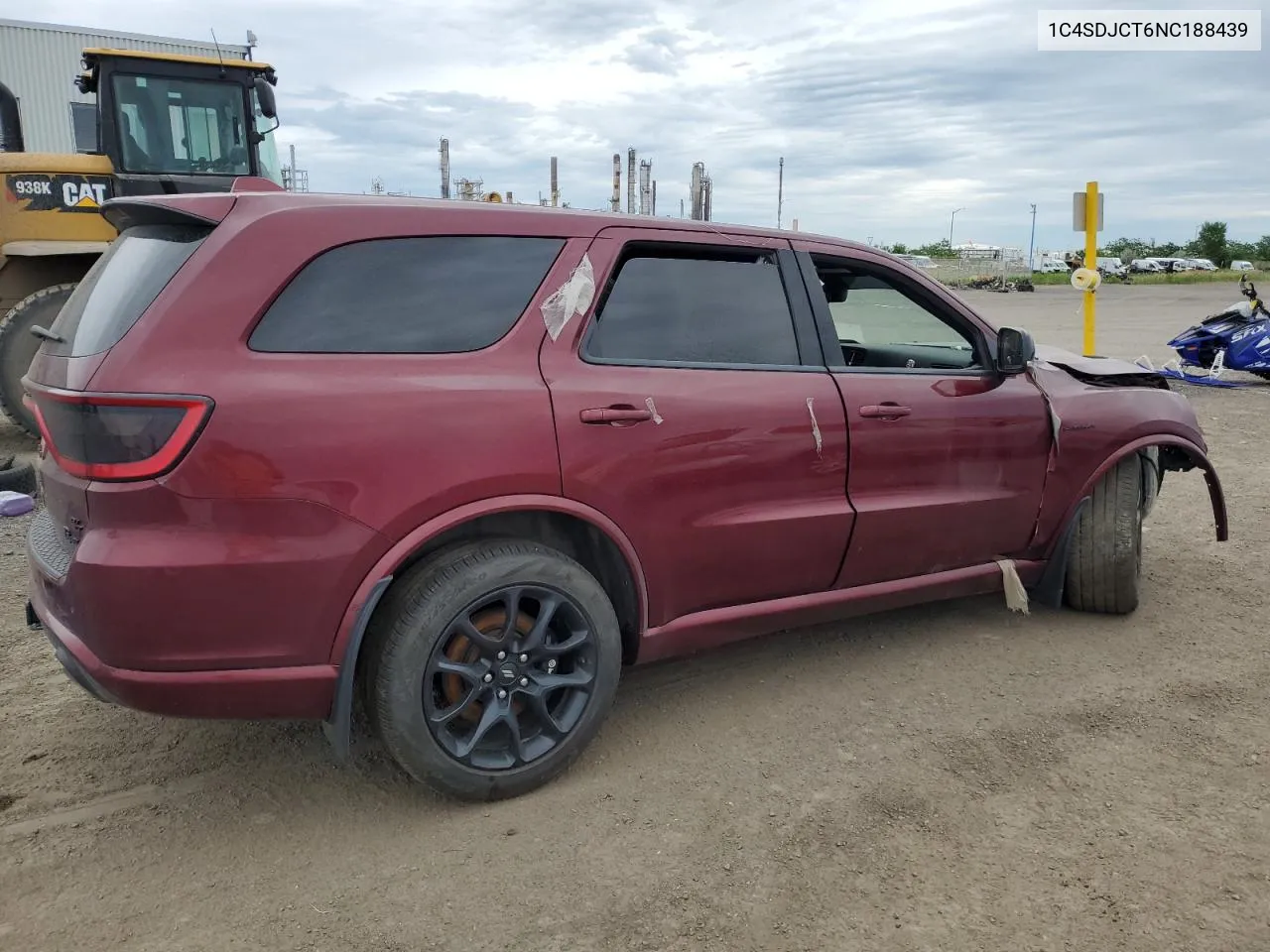 2022 Dodge Durango R/T VIN: 1C4SDJCT6NC188439 Lot: 59614384