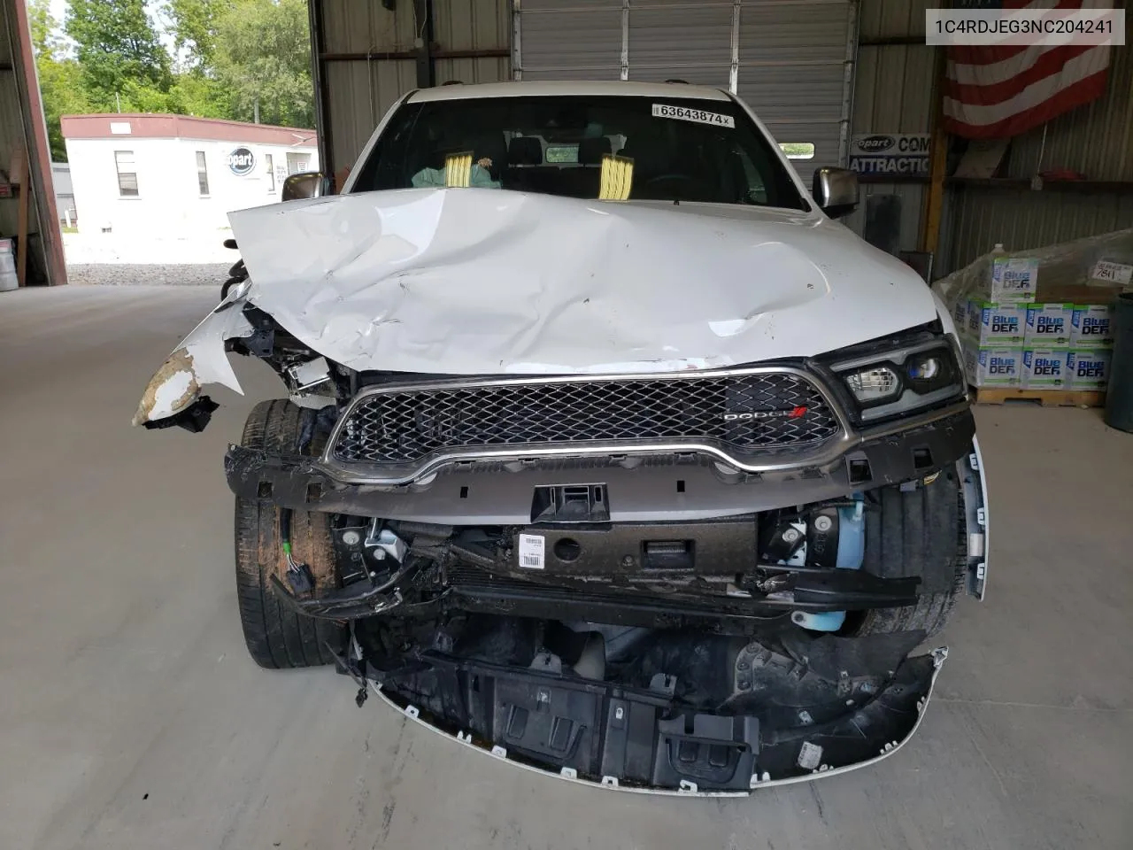 2022 Dodge Durango Citadel VIN: 1C4RDJEG3NC204241 Lot: 63643874