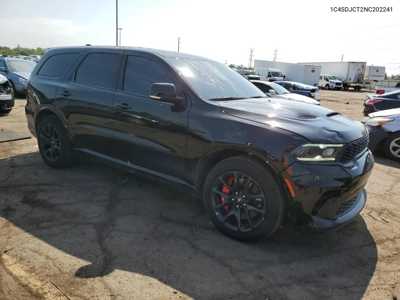 2022 Dodge Durango R/T VIN: 1C4SDJCT2NC202241 Lot: 64207534