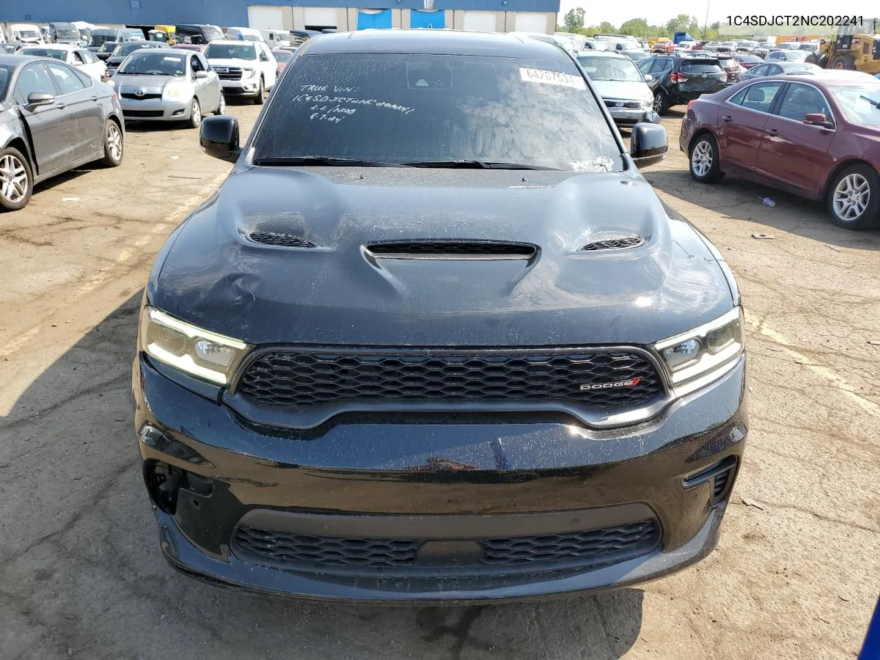 2022 Dodge Durango R/T VIN: 1C4SDJCT2NC202241 Lot: 64207534