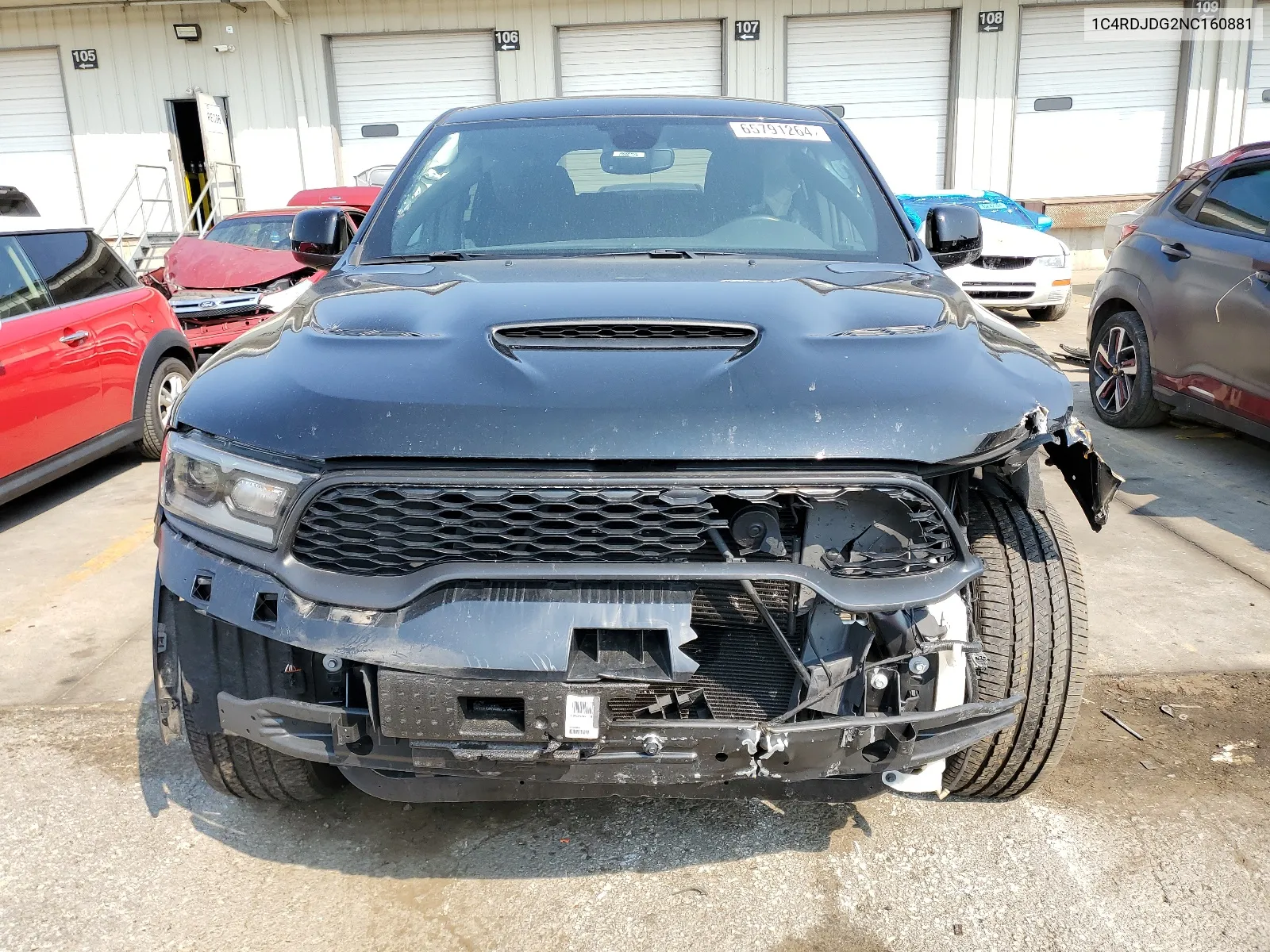 1C4RDJDG2NC160881 2022 Dodge Durango Gt