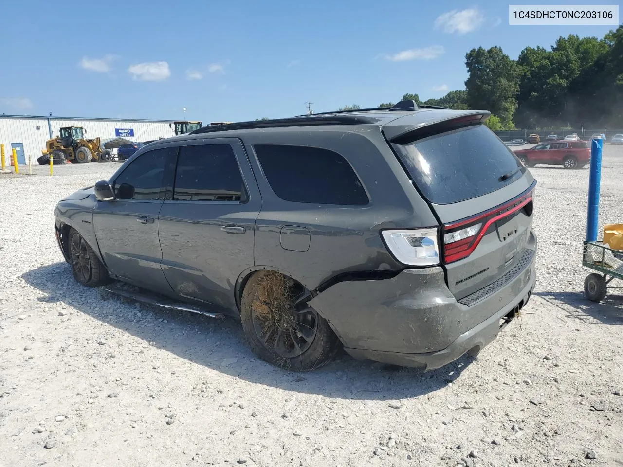 2022 Dodge Durango R/T VIN: 1C4SDHCT0NC203106 Lot: 68230514