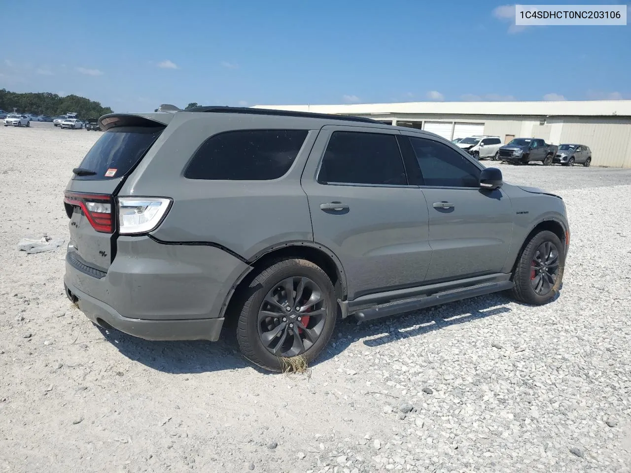 2022 Dodge Durango R/T VIN: 1C4SDHCT0NC203106 Lot: 68230514