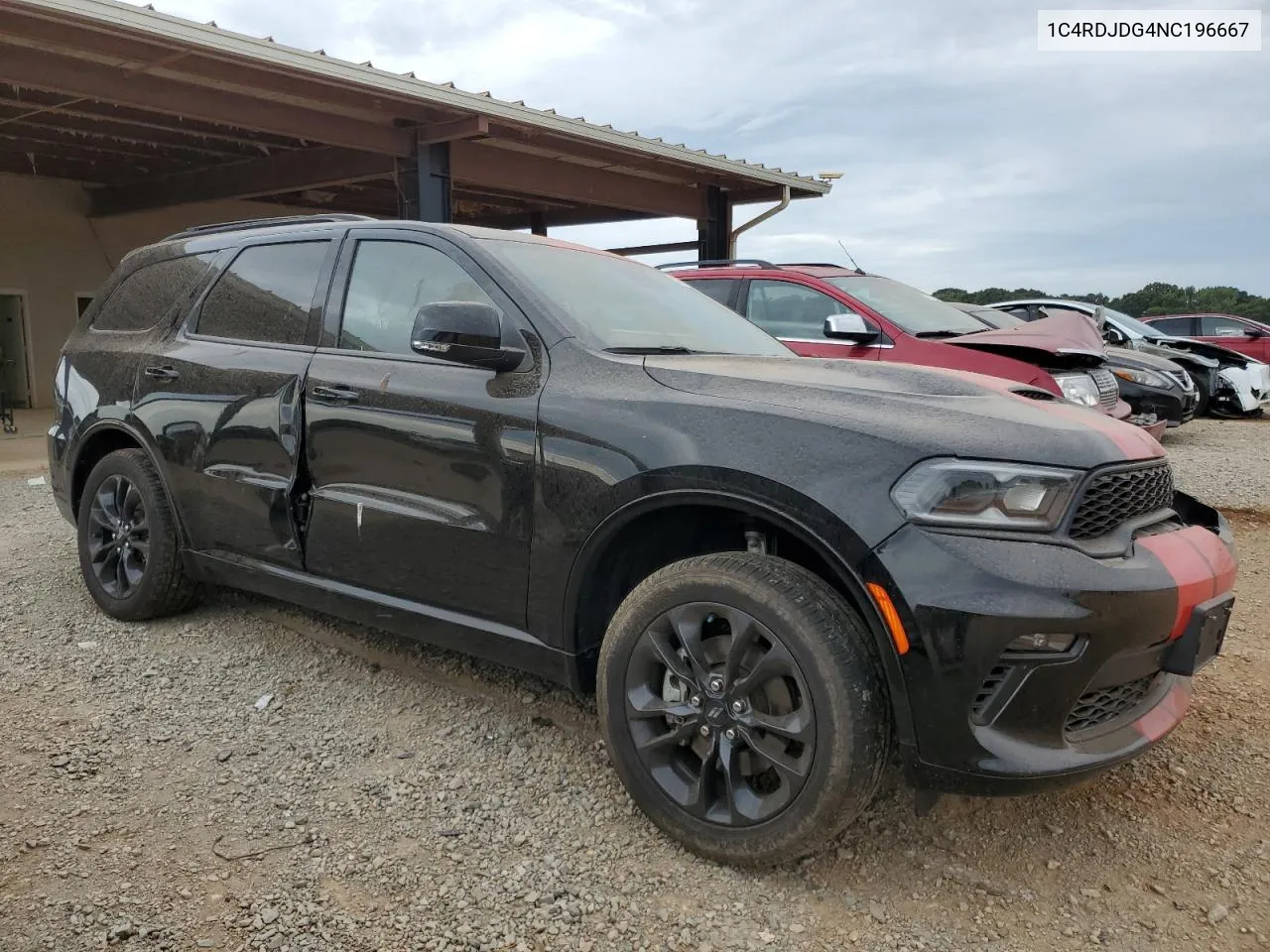 2022 Dodge Durango Gt VIN: 1C4RDJDG4NC196667 Lot: 68253684