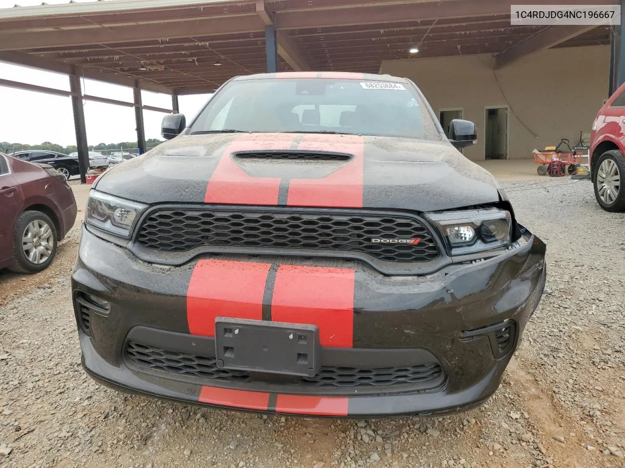 2022 Dodge Durango Gt VIN: 1C4RDJDG4NC196667 Lot: 68253684