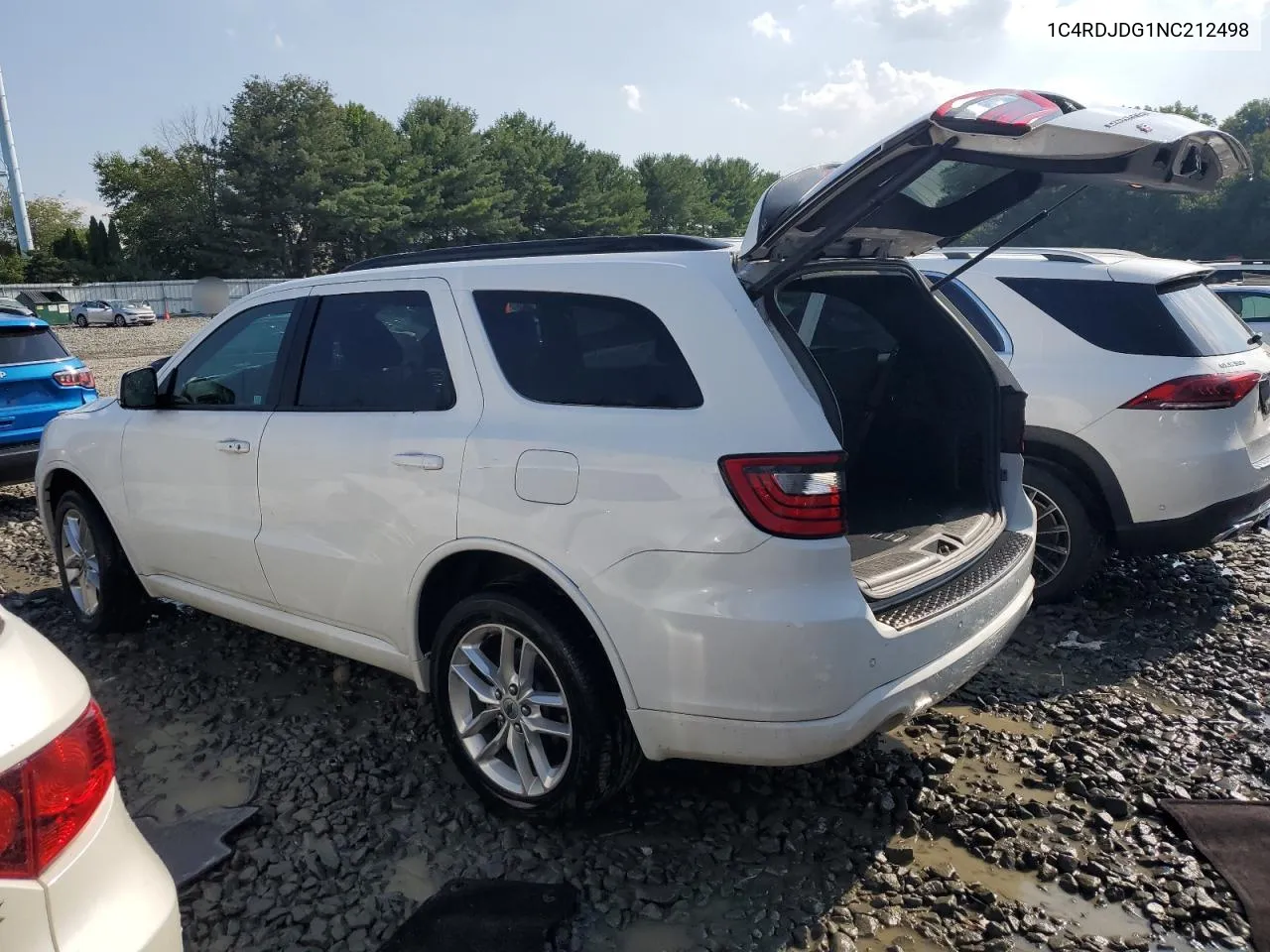 1C4RDJDG1NC212498 2022 Dodge Durango Gt