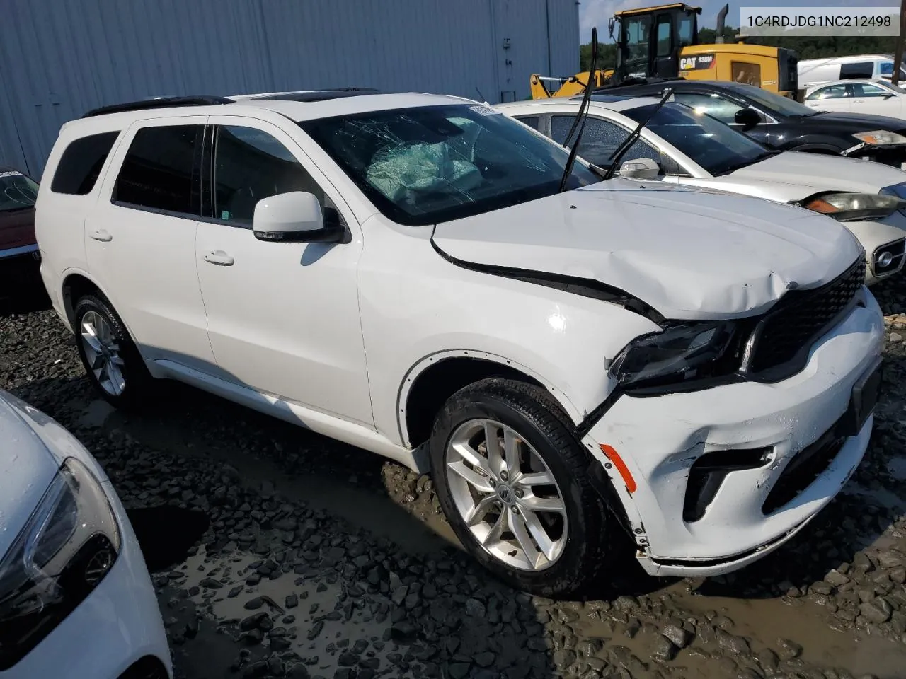 2022 Dodge Durango Gt VIN: 1C4RDJDG1NC212498 Lot: 69241754