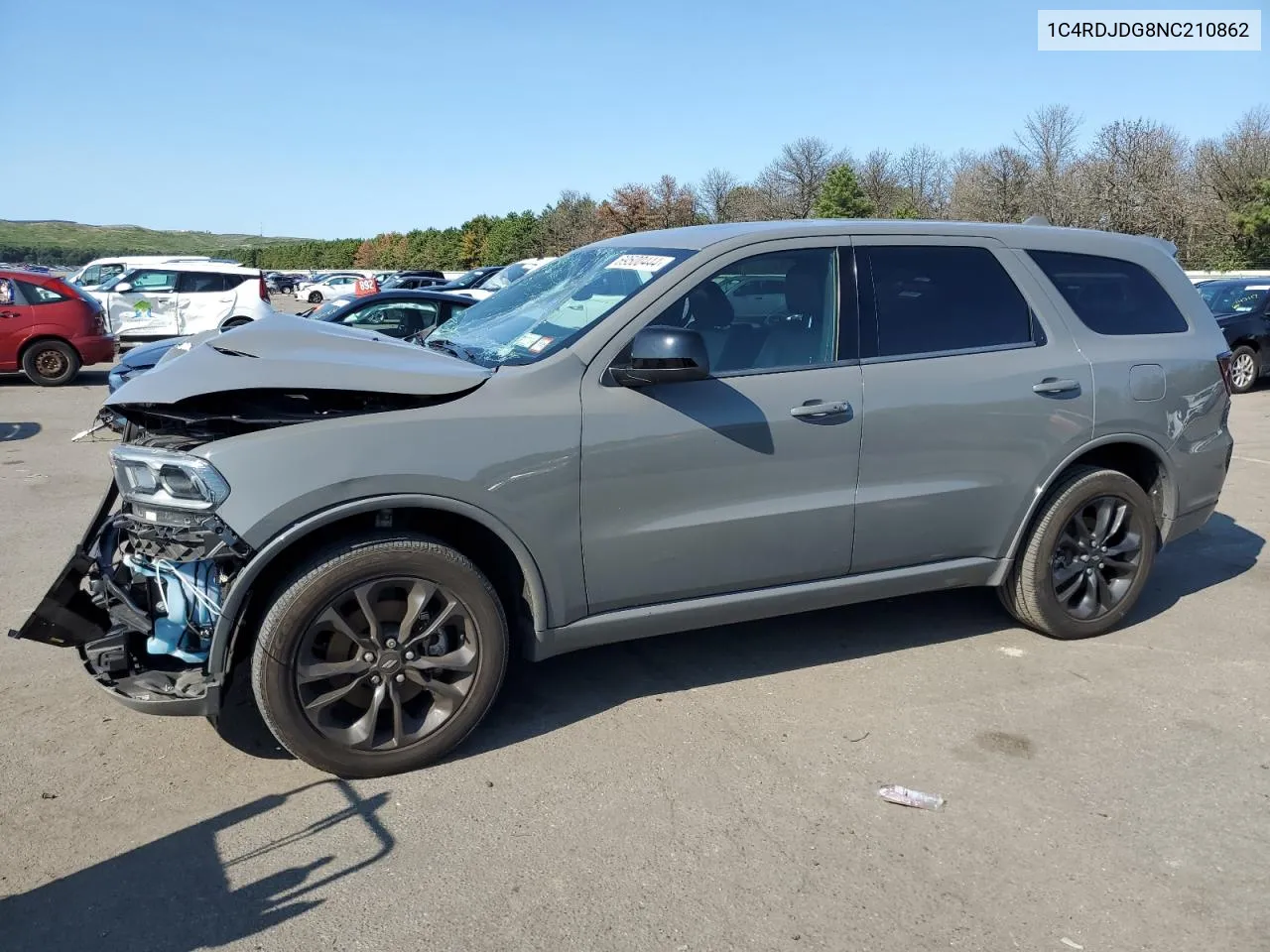 2022 Dodge Durango Gt VIN: 1C4RDJDG8NC210862 Lot: 69500444