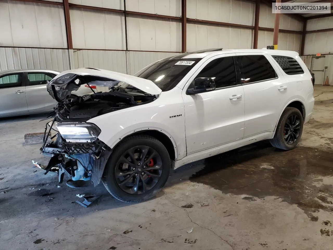 2022 Dodge Durango R/T VIN: 1C4SDJCT0NC201394 Lot: 70617534