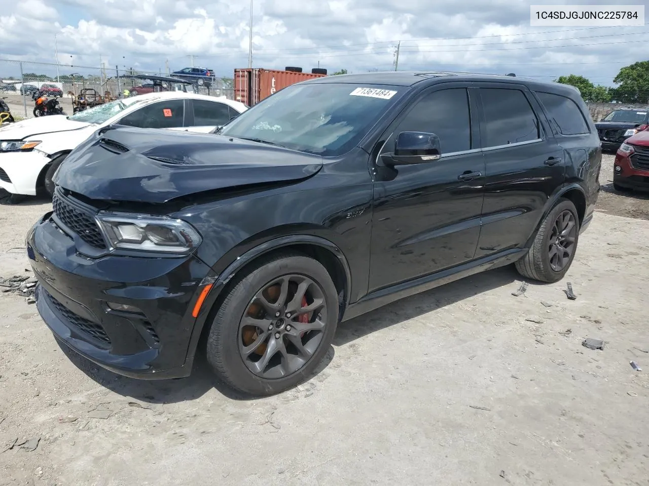 2022 Dodge Durango Srt 392 VIN: 1C4SDJGJ0NC225784 Lot: 71361484