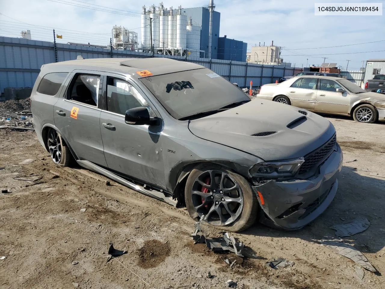 2022 Dodge Durango Srt 392 VIN: 1C4SDJGJ6NC189454 Lot: 71713274