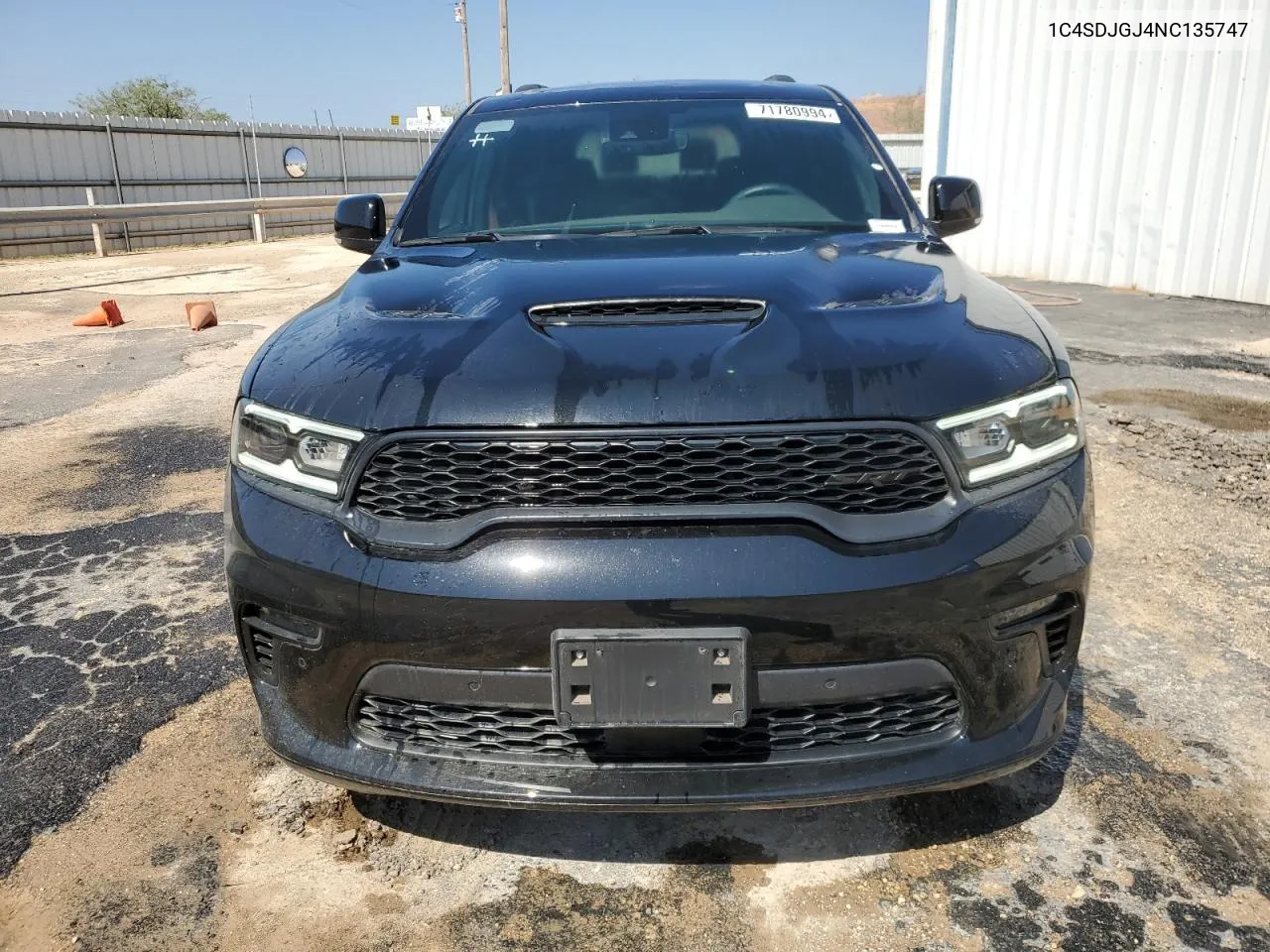 2022 Dodge Durango Srt 392 VIN: 1C4SDJGJ4NC135747 Lot: 71780994