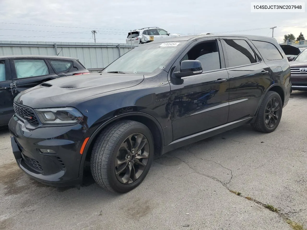 2022 Dodge Durango R/T VIN: 1C4SDJCT3NC207948 Lot: 71965454