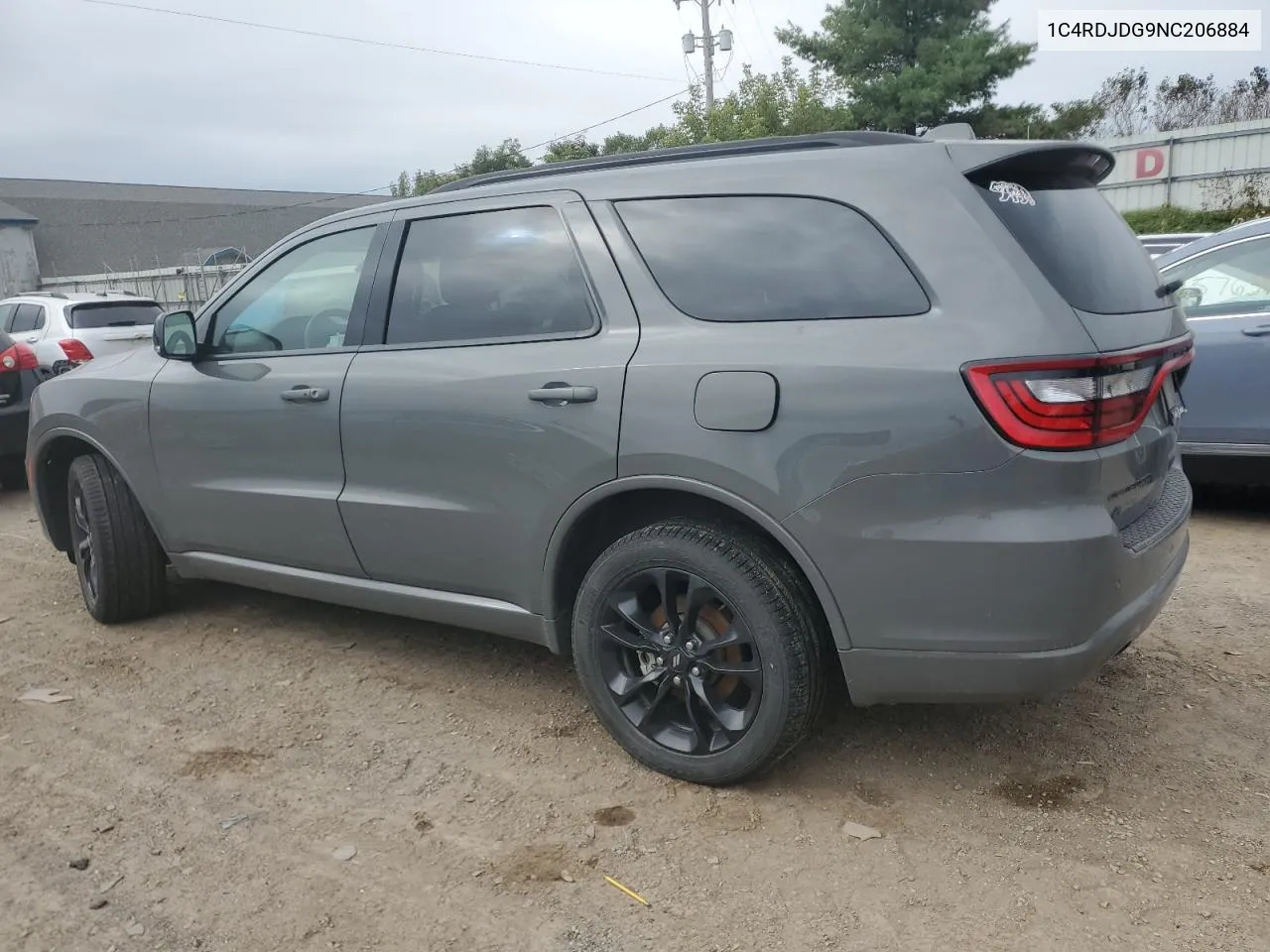 1C4RDJDG9NC206884 2022 Dodge Durango Gt