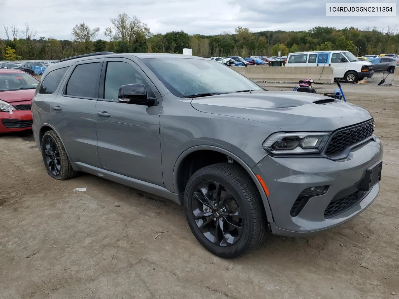 2022 Dodge Durango Gt VIN: 1C4RDJDG5NC211354 Lot: 72947344