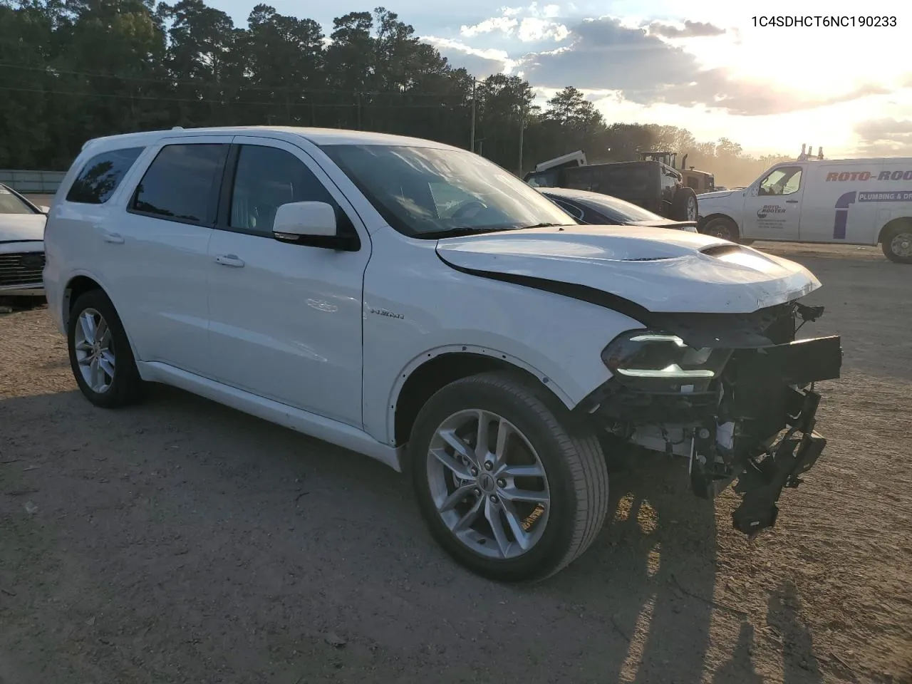 2022 Dodge Durango R/T VIN: 1C4SDHCT6NC190233 Lot: 73598744