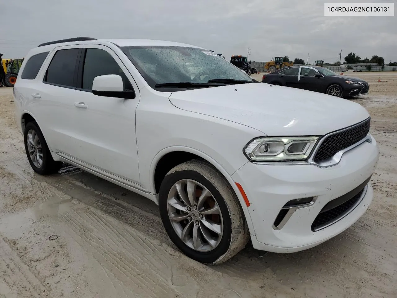 2022 Dodge Durango Sxt VIN: 1C4RDJAG2NC106131 Lot: 73766264